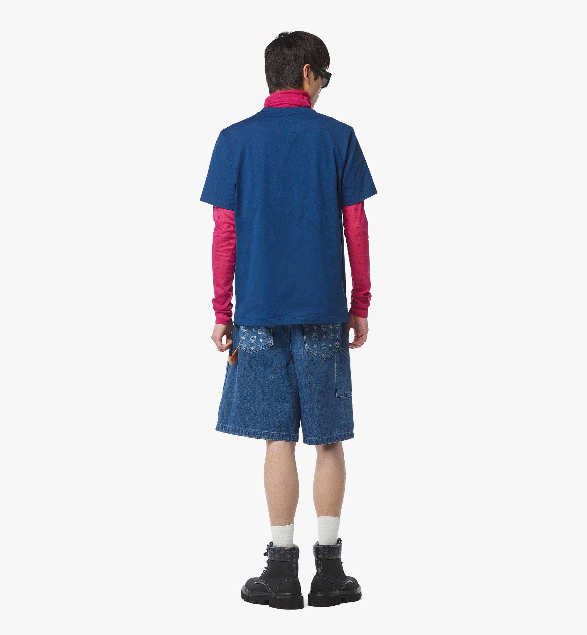MCM Reach For The Stars T-Shirt in Organic Cotton  MHTFAMM02HD00M Alternate View 3