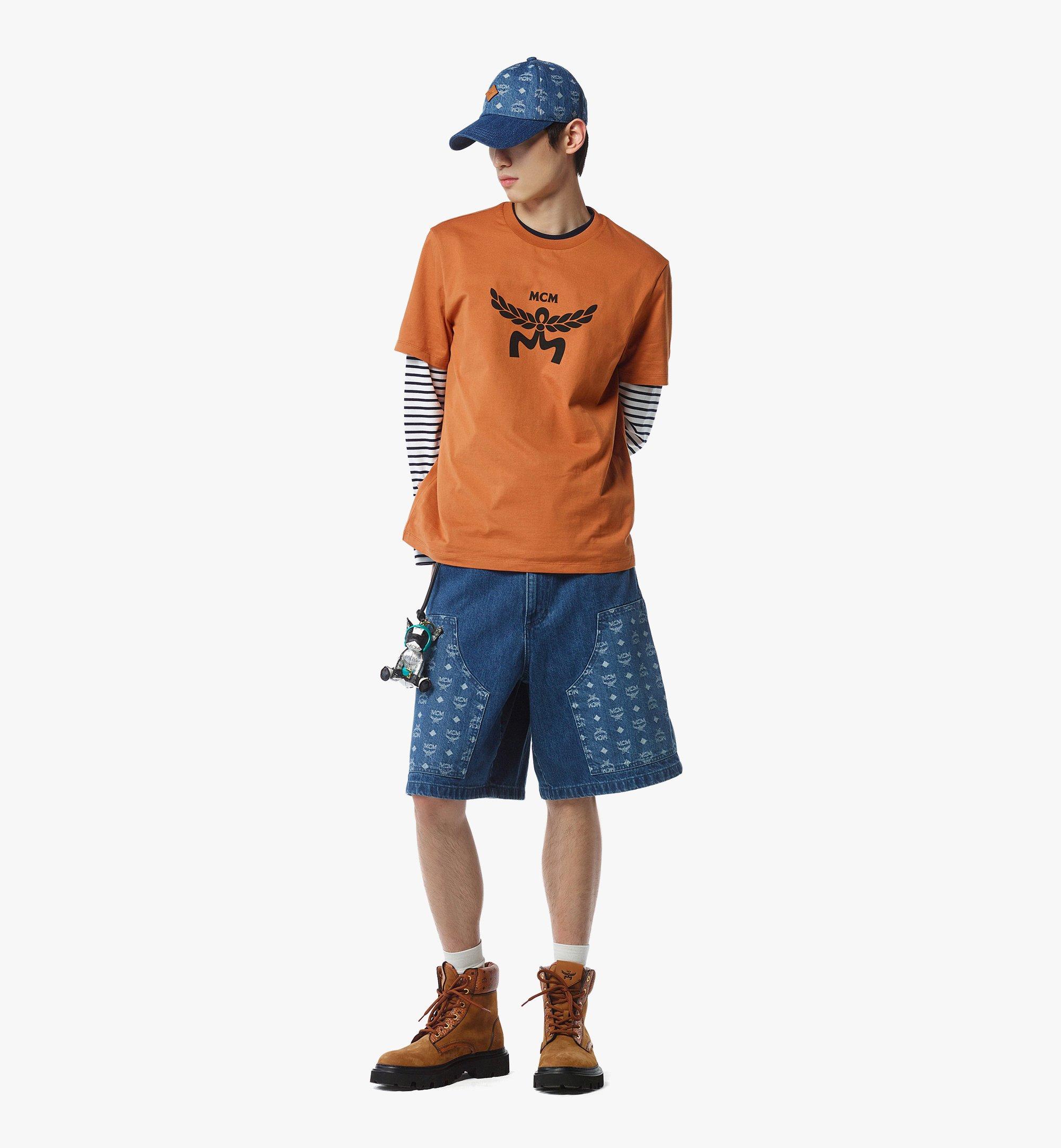 Tシャツ・カットソー MCM CARAMEL COTTON T-SHIRT MHTFSMM05CO00M_04?$pdp-large$