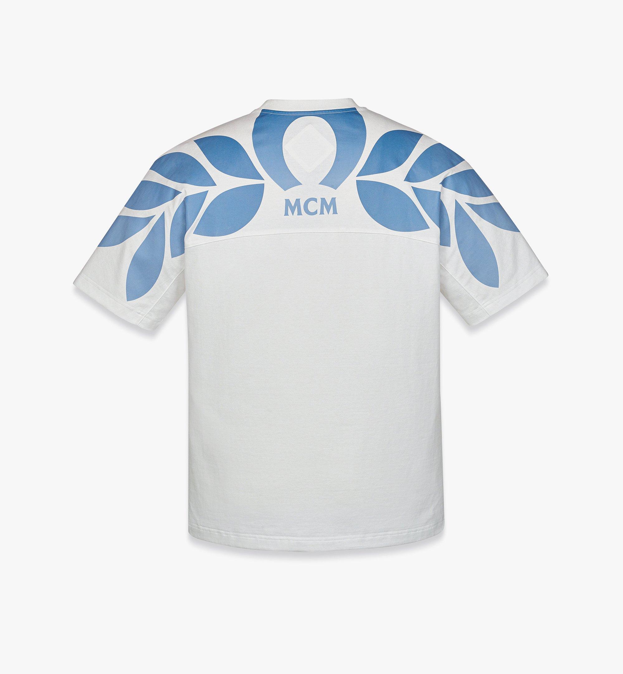 MCM T-Shirt aus Bio-Baumwolle mit Laurel-Logo als Farbverlaufsdruck White MHTFSMM04WT0XL Noch mehr sehen 1