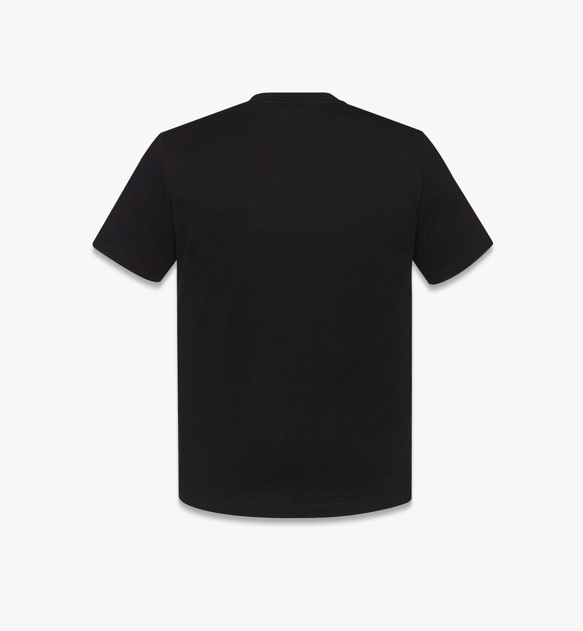 Medium Silket Logo T-Shirt w/ Zip Pocket Black | MCM ®CH