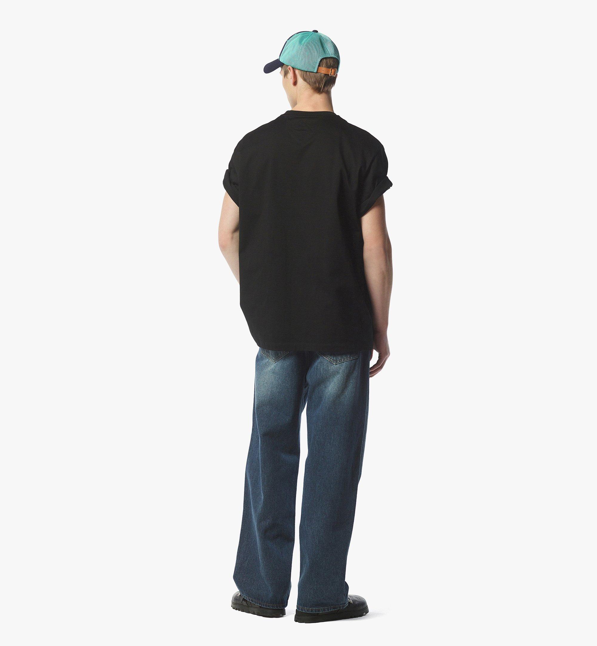 MCM Gradation Palm Logo T-Shirt aus Bio-Baumwolle Black MHTFSMM06BK0XS Noch mehr sehen 3
