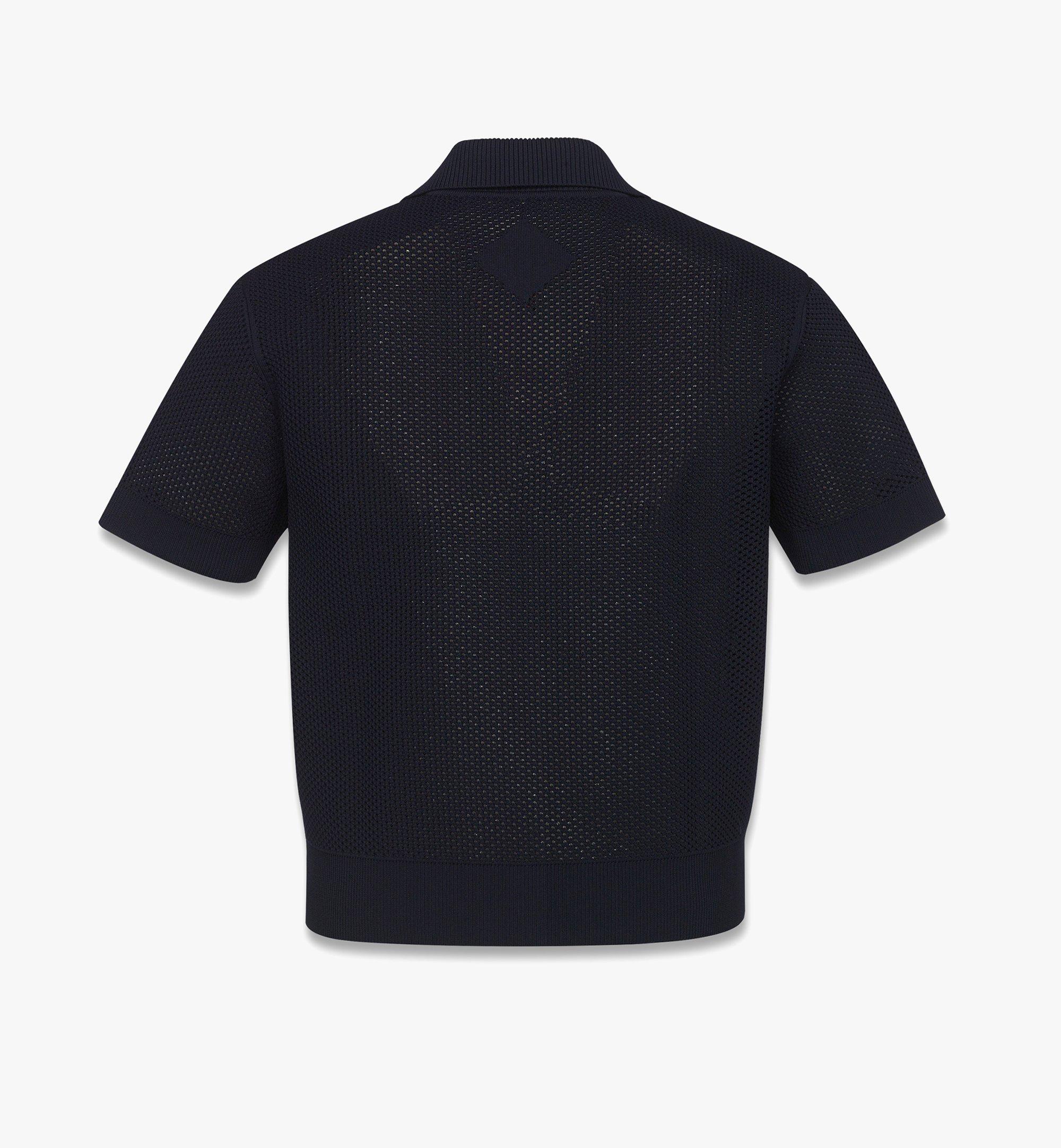 MCM Mesh-Polo mit Logoaufnäher Blue MHTFSMM11VC0XS Noch mehr sehen 1