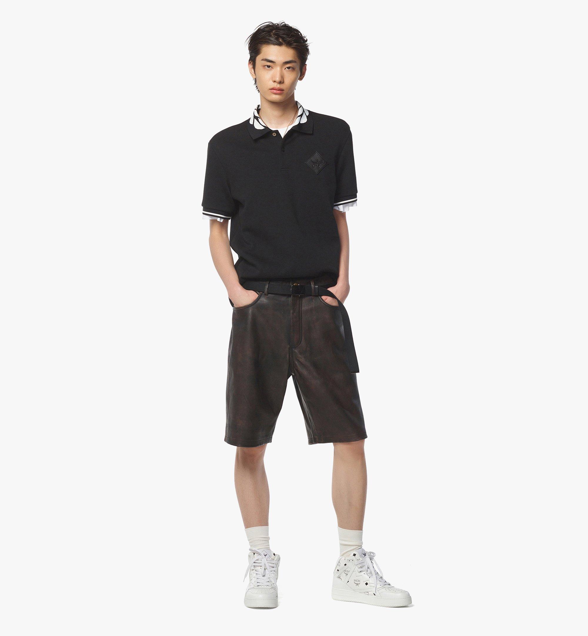 MCM Laurel Piqué Polo  MHTFSMM17BK00L Alternate View 2