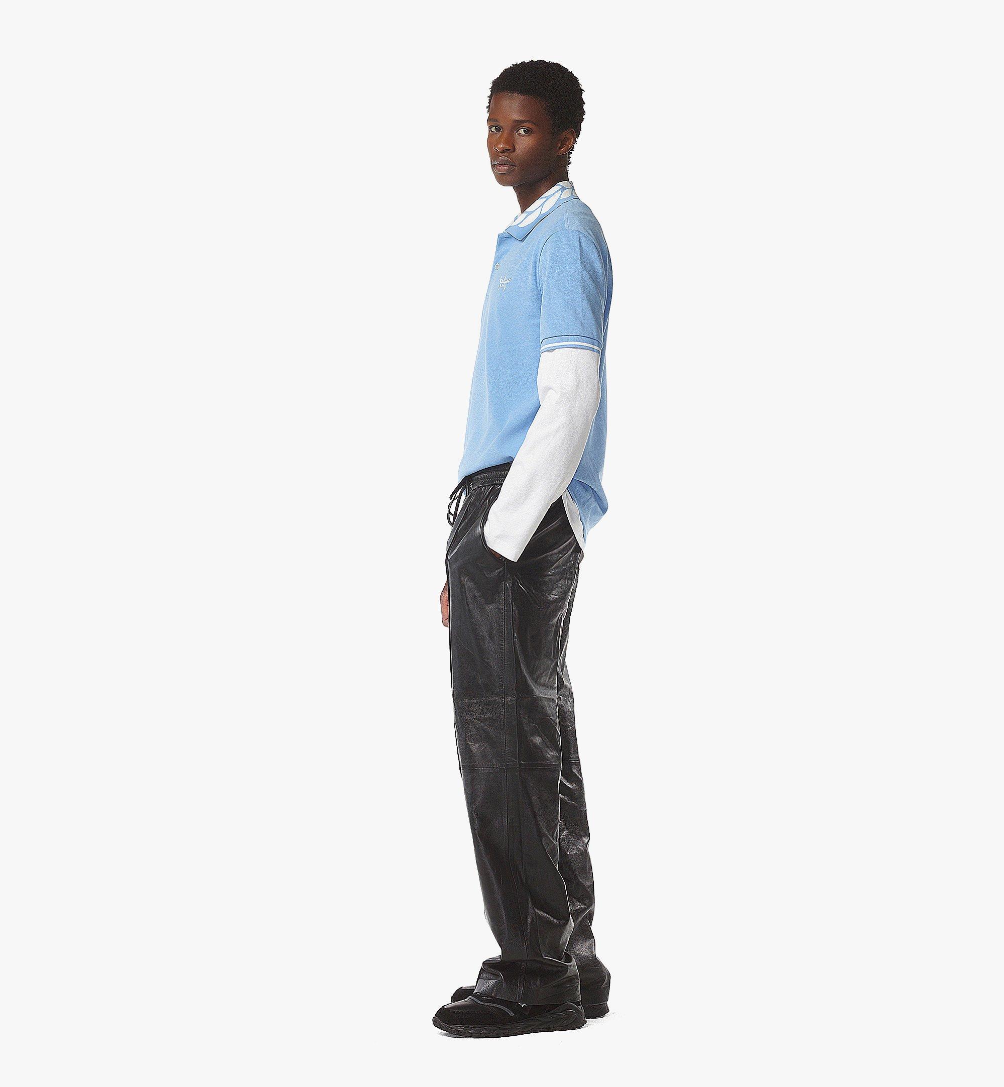 MCM Laurel Piqué Polo Blue MHTFSMM17L80XL Alternate View 2