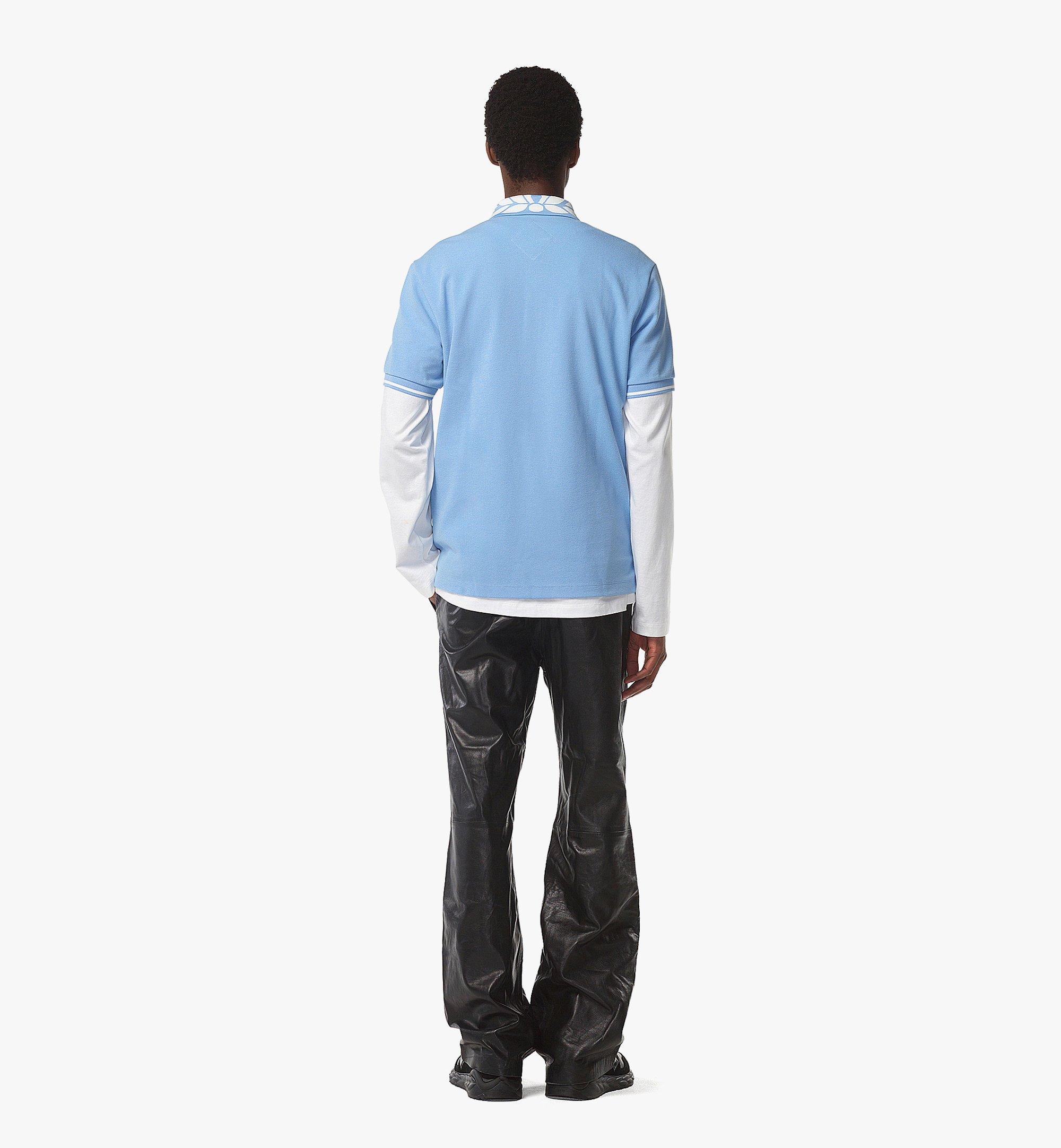 MCM Laurel Piqué Polo Blue MHTFSMM17L80XL Alternate View 3