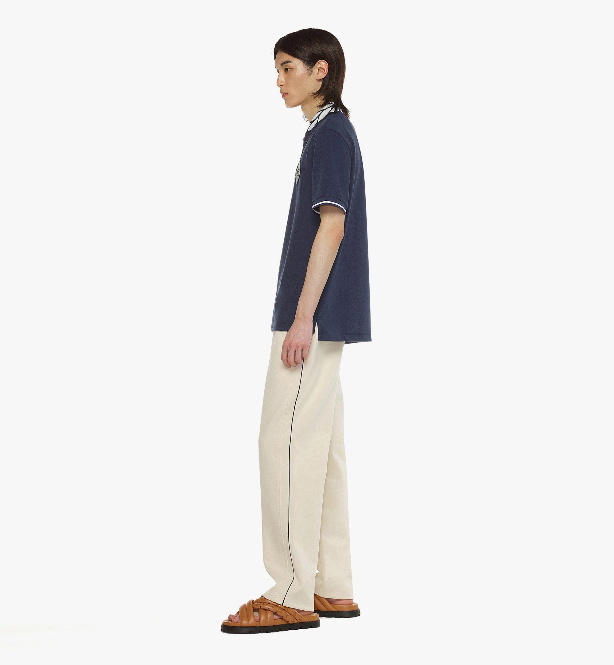 MCM Laurel Piqué Polo Blue MHTFSMM17VD2XL Alternate View 2