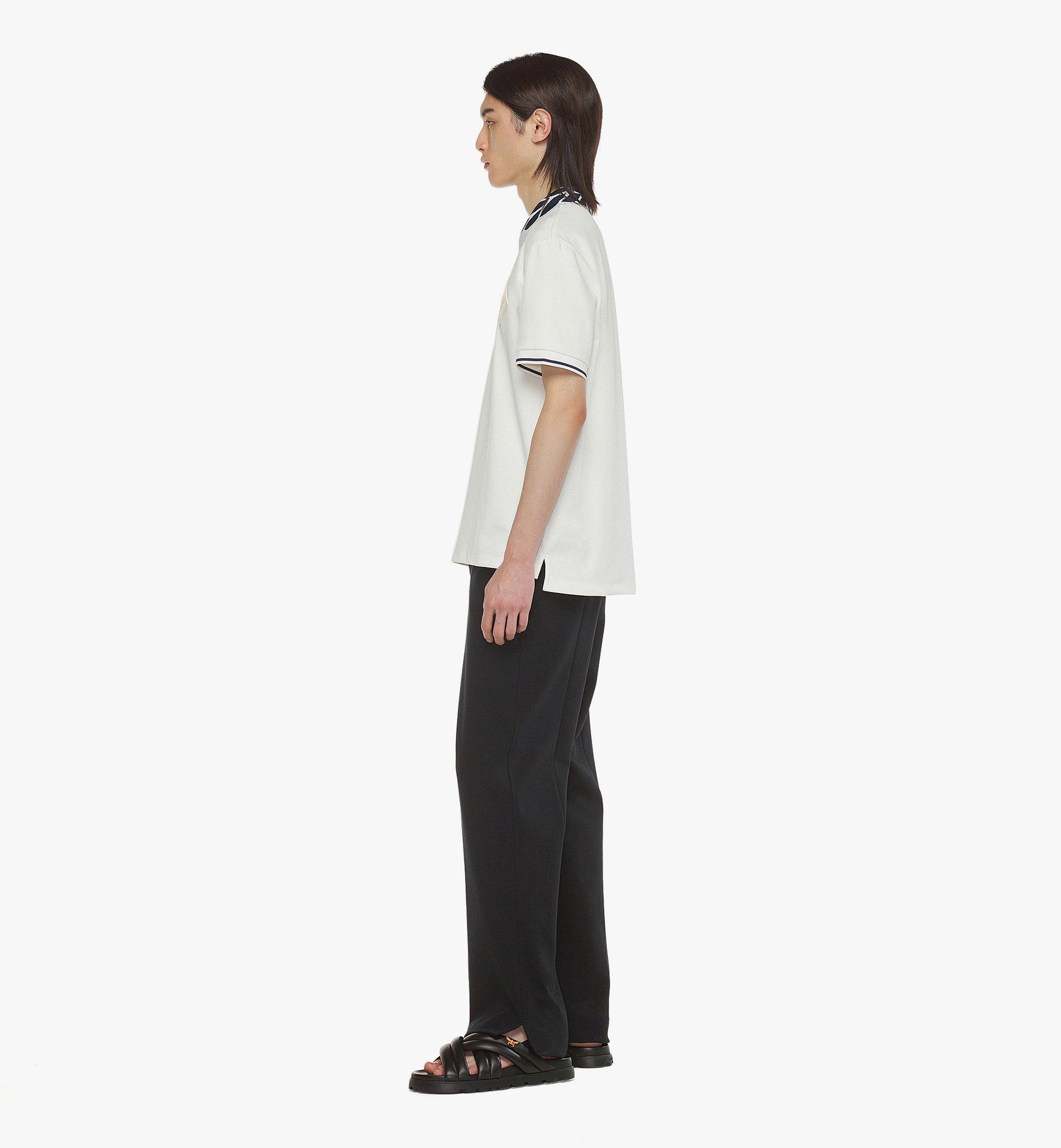 MCM Laurel Piqué Polo White MHTFSMM17WO2XL Alternate View 2