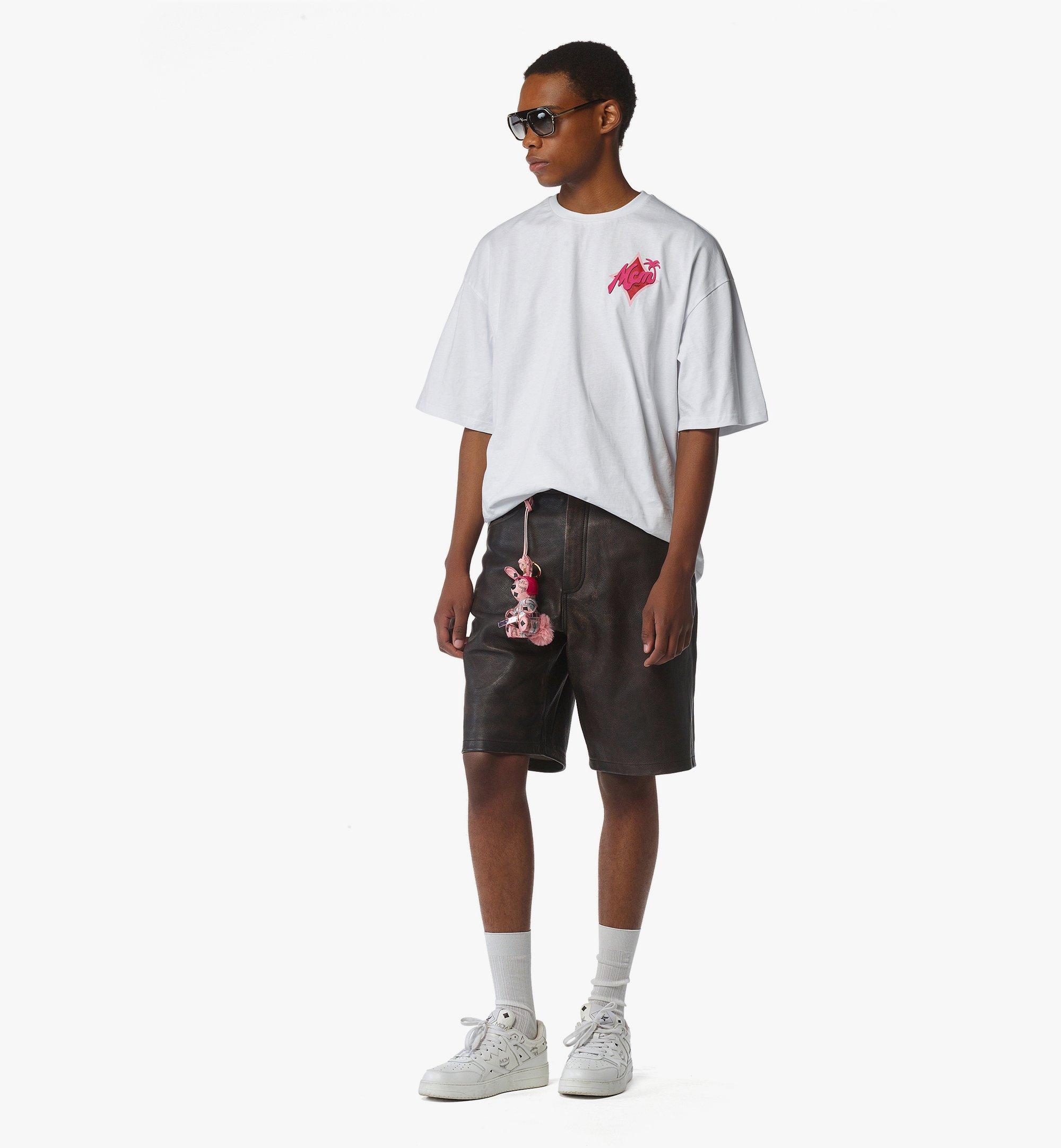 MCM MCM X SNIPES Logo T-Shirt White MHTFSMM19WT00L Alternate View 2