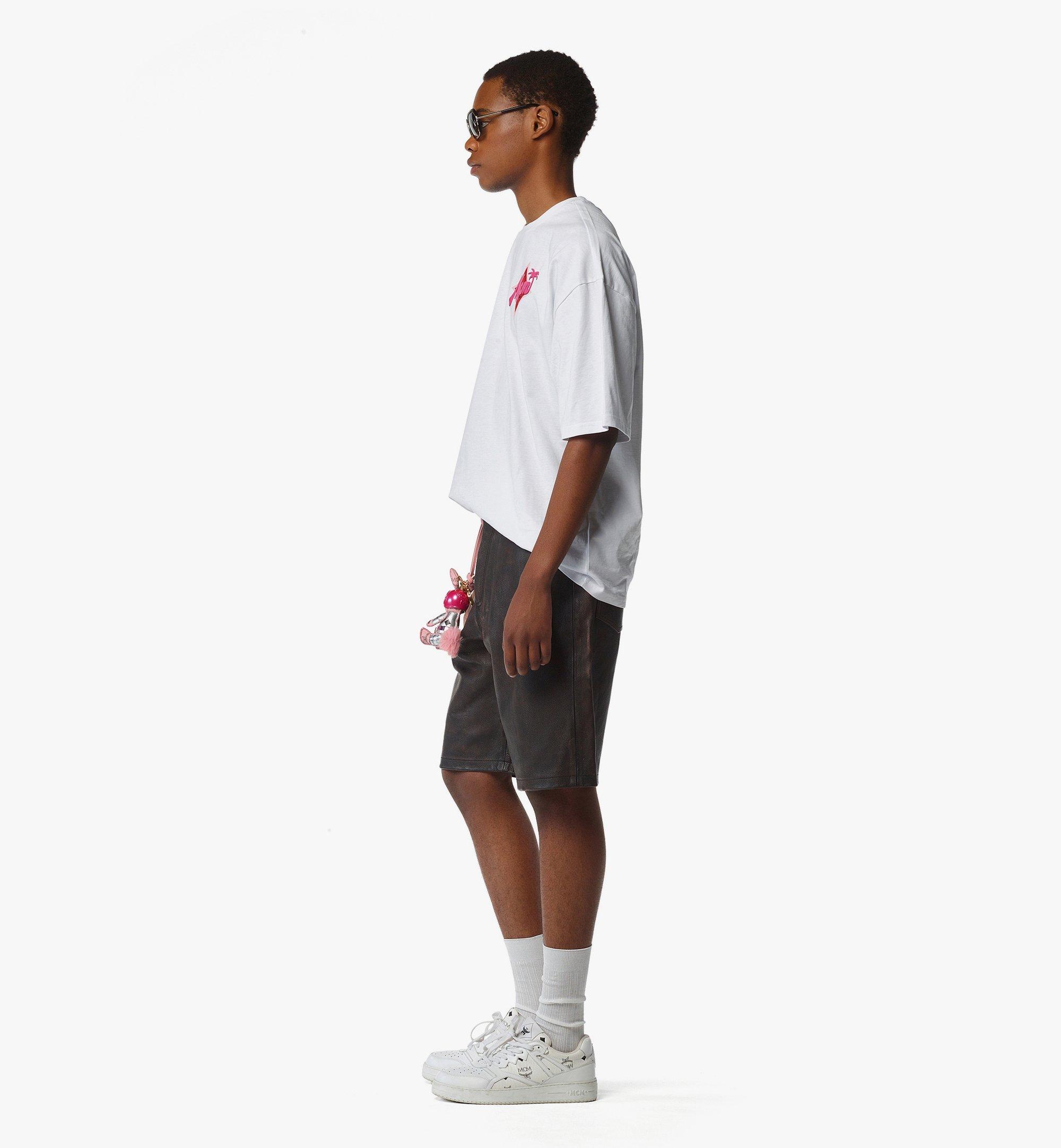 MCM MCM X SNIPES Logo T-Shirt White MHTFSMM19WT00L Alternate View 2