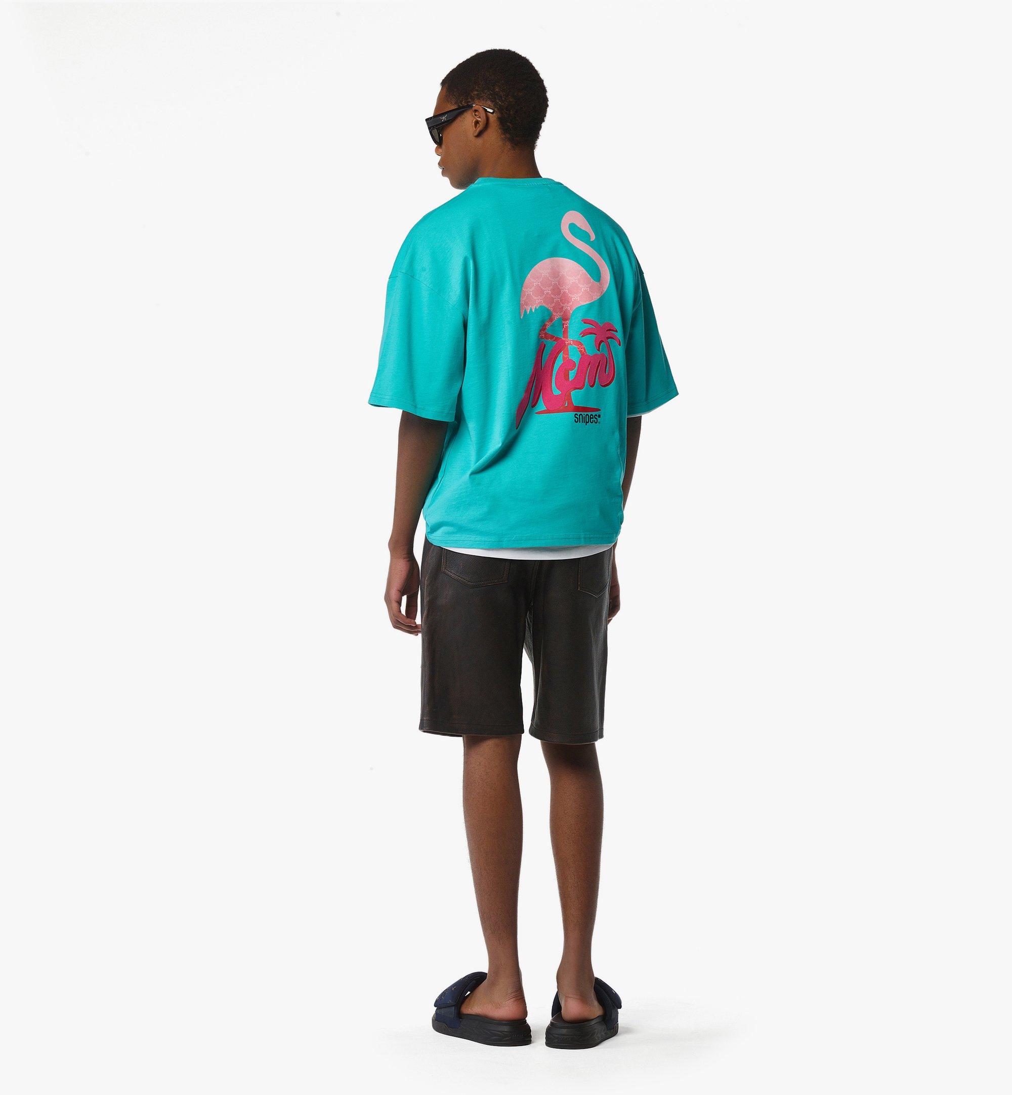 MCM MCM x SNIPES Graphic T-Shirt Blue MHTFSMM201B00L Alternate View 3