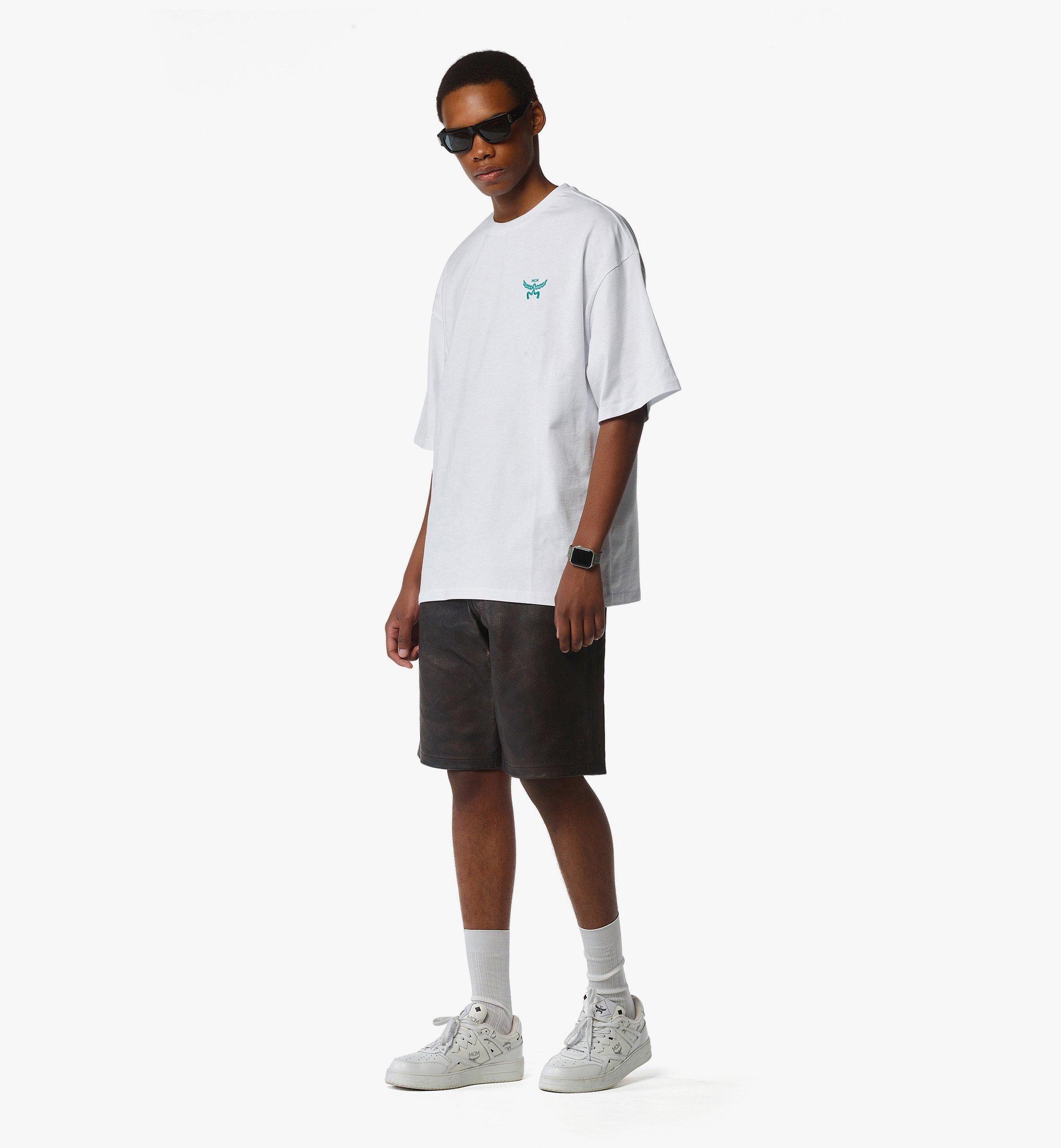 MCM MCM x SNIPES T-Shirt mit Logo und Strassbesatz White MHTFSMM21WT0XL Noch mehr sehen 2