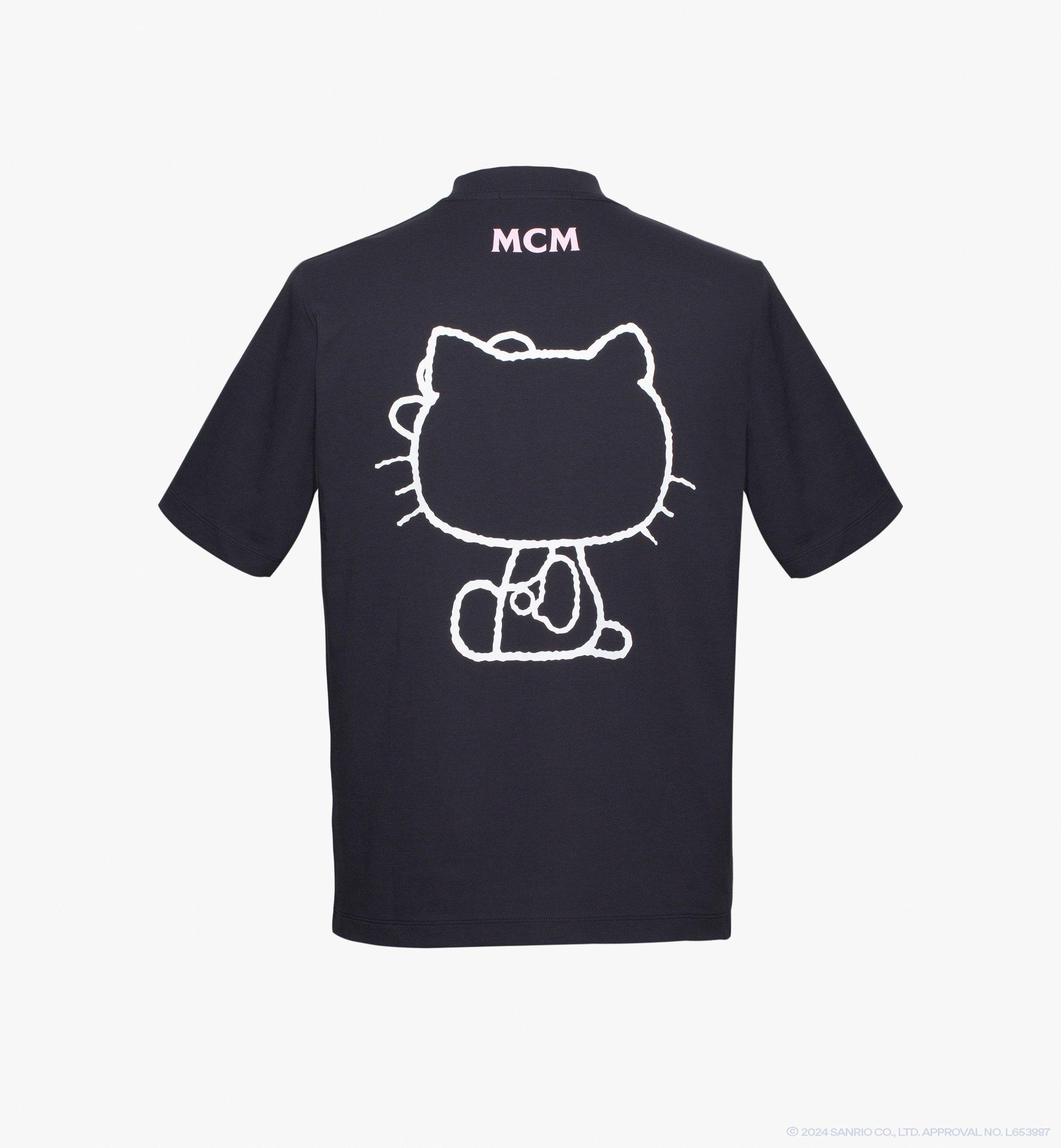 MCM MCM x HELLO KITTY プリント Tシャツ Blue MHTFSMM22VY00M ほかの角度から見る 1