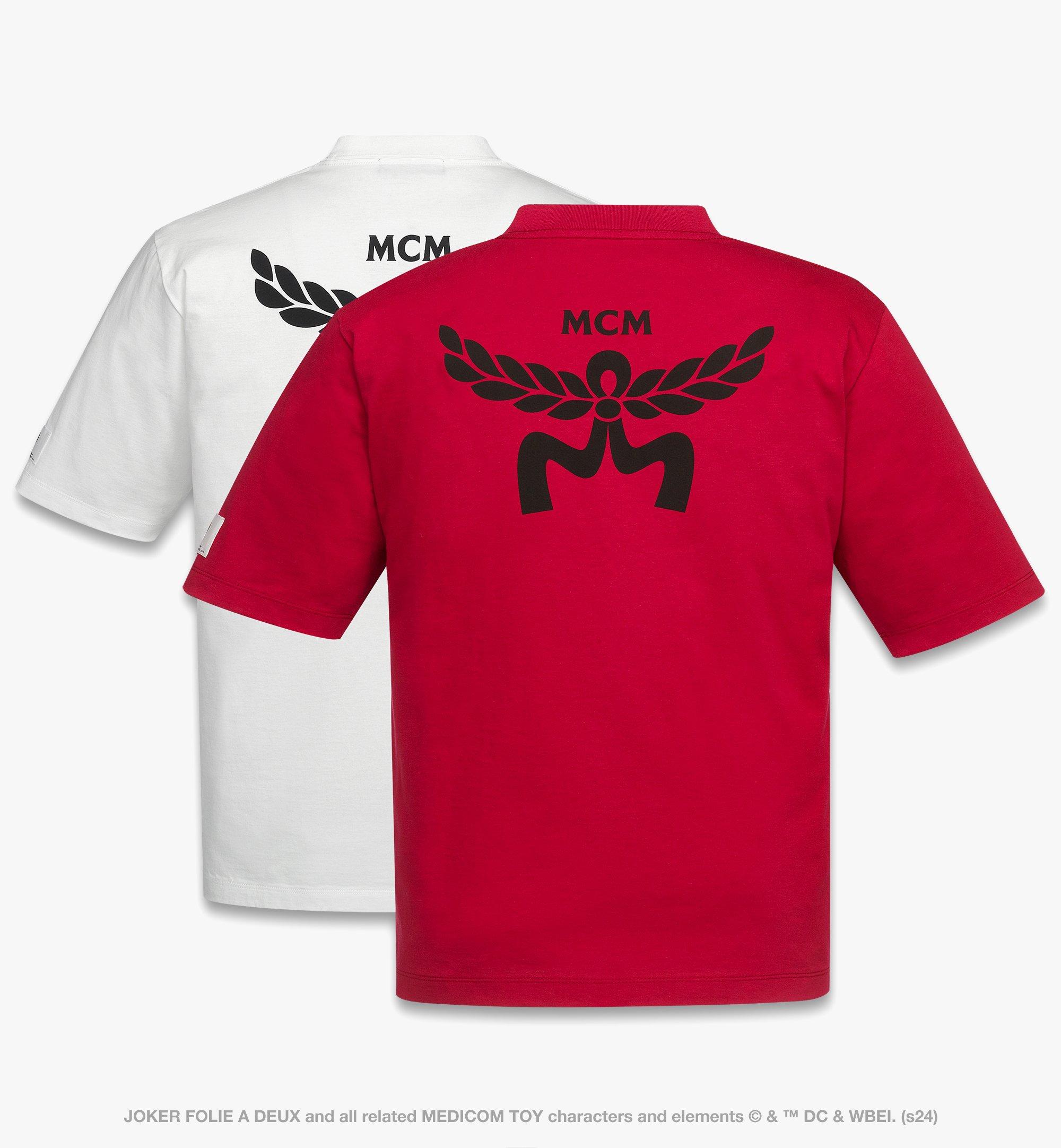 MCM MCM X JOKER T-Shirt White MHTFSMM23WP00M ほかの角度から見る 1