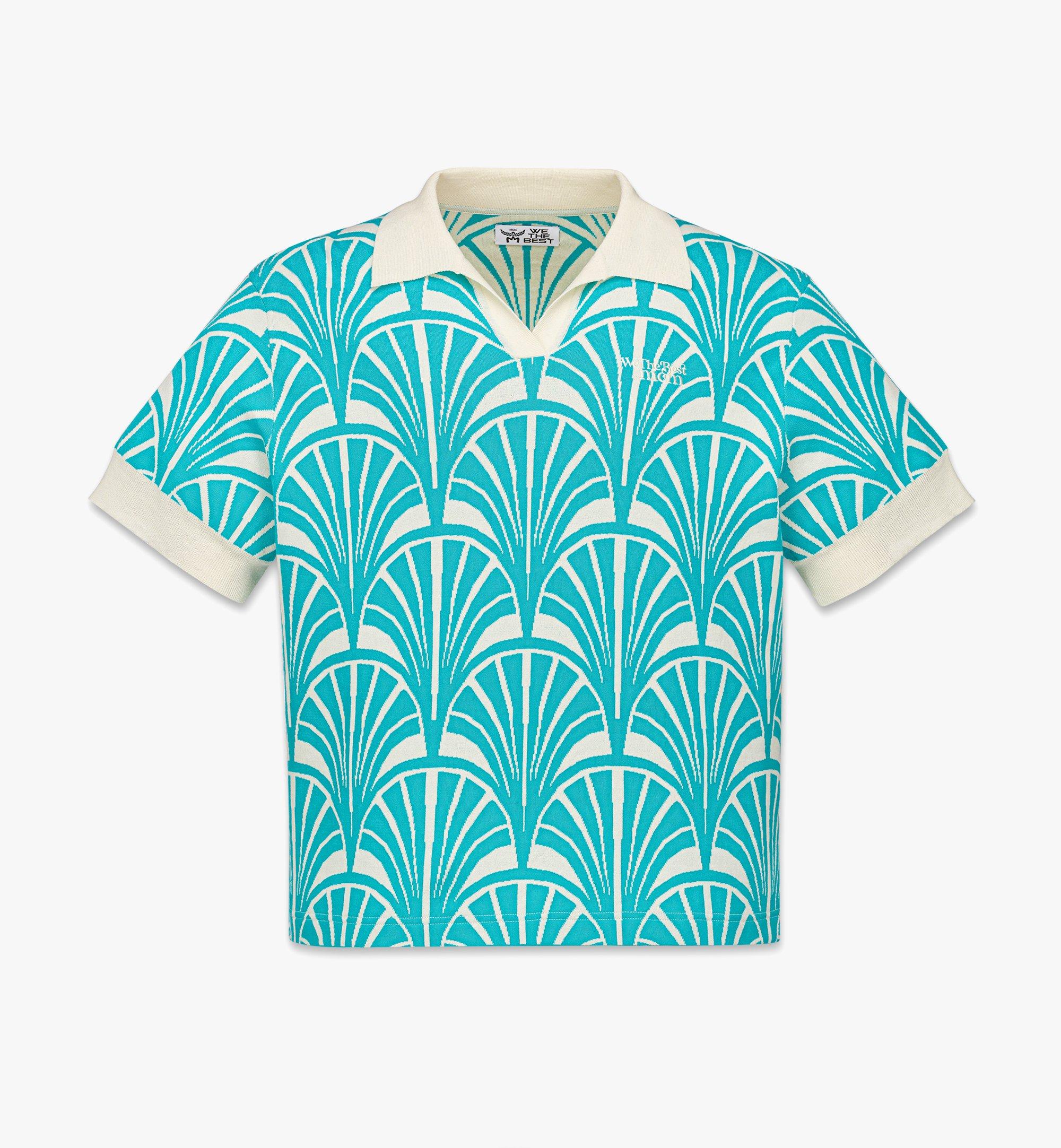 Mcm X We The Best Art Deco Jacquard Polo