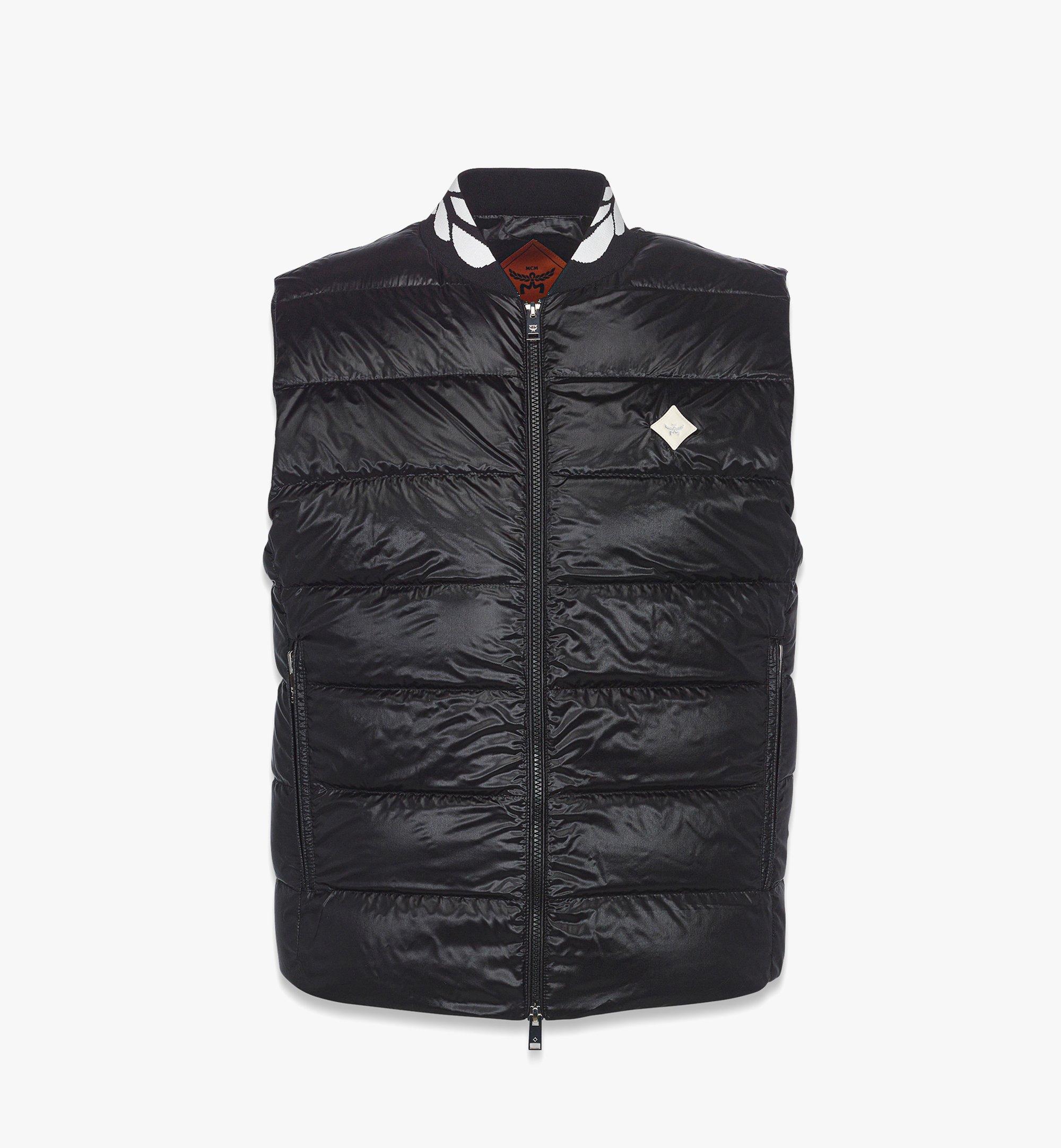 MCM Packable Down Vest in ECONYL® Black MHVEAMM02BK00S Alternate View 1