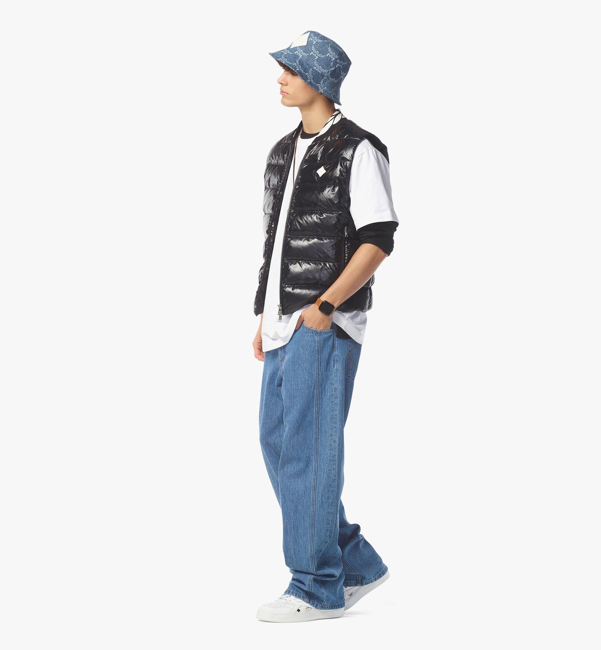 MCM Packable Down Vest in ECONYL® Black MHVEAMM02BK00S Alternate View 2