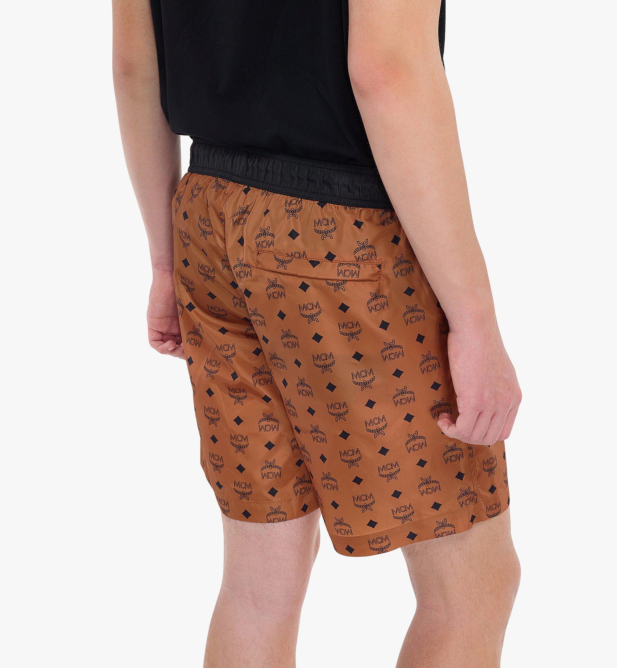 MCM Monogram Print Swim Trunks Cognac MHWCAMM01CO2XL Alternate View 2