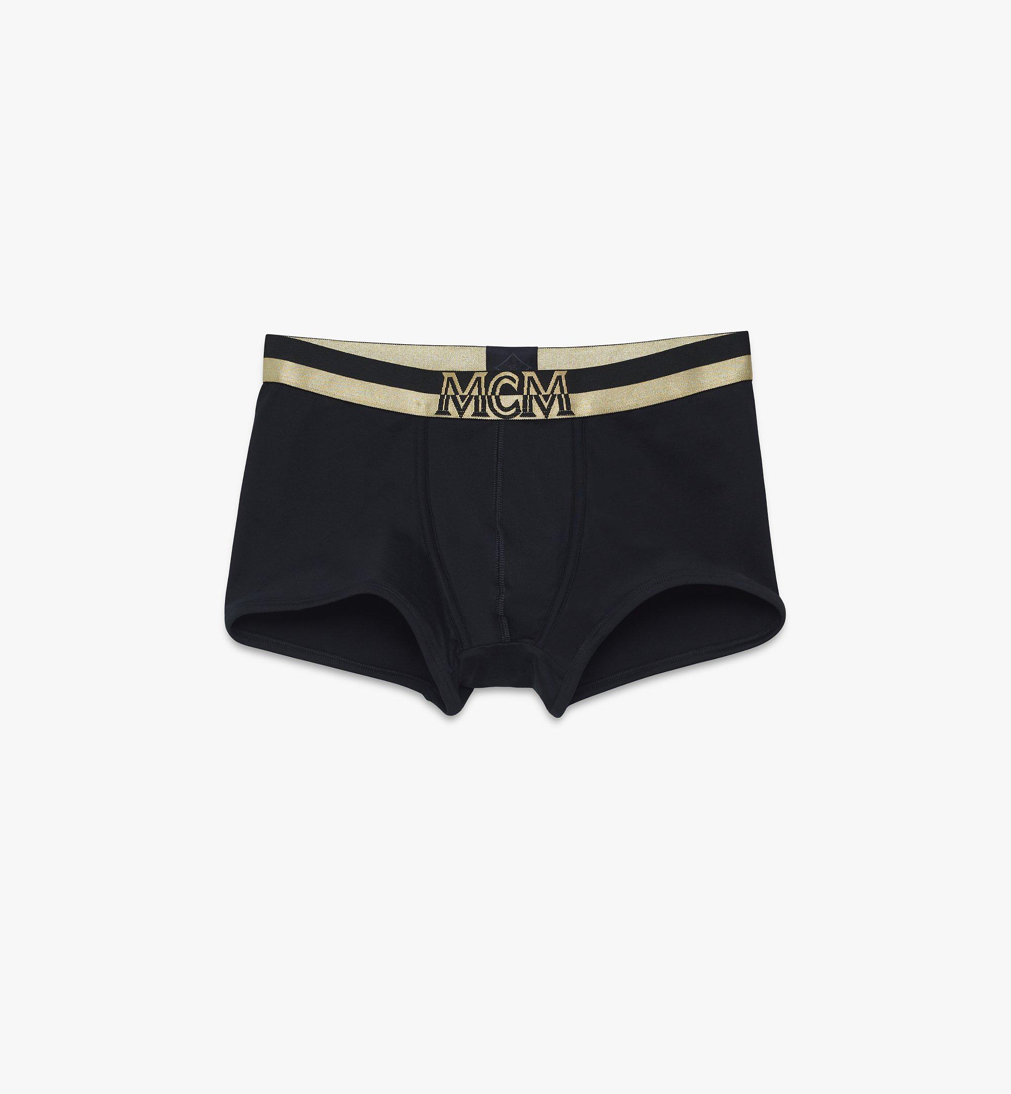 Large Men’s 1976 Short Boxer Briefs Black | MCM ®JP