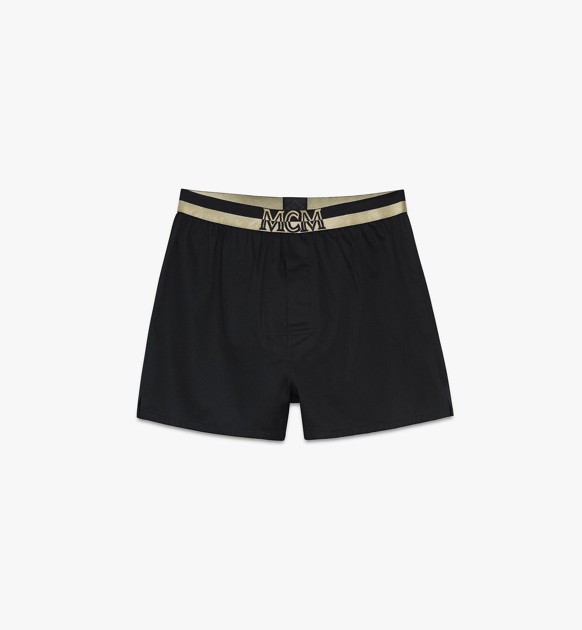 Download Small Men's 1976 Woven Boxer Shorts Black | MCM ®US