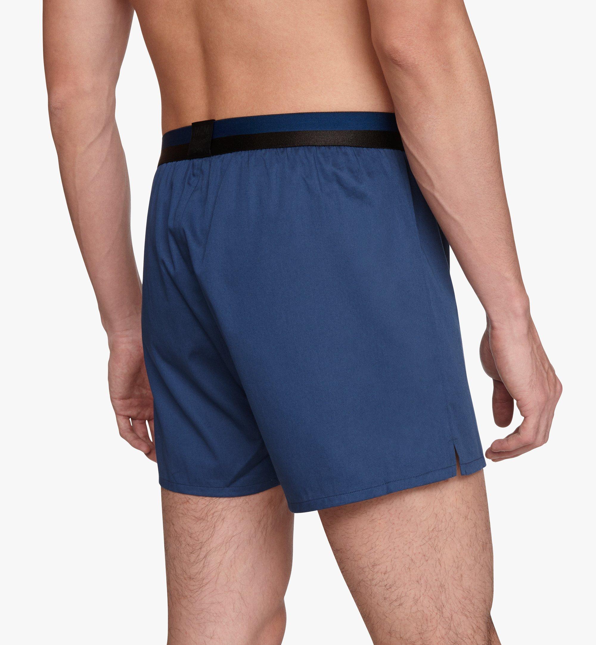 Download Large Men's 1976 Woven Boxer Shorts Blue | MCM® US