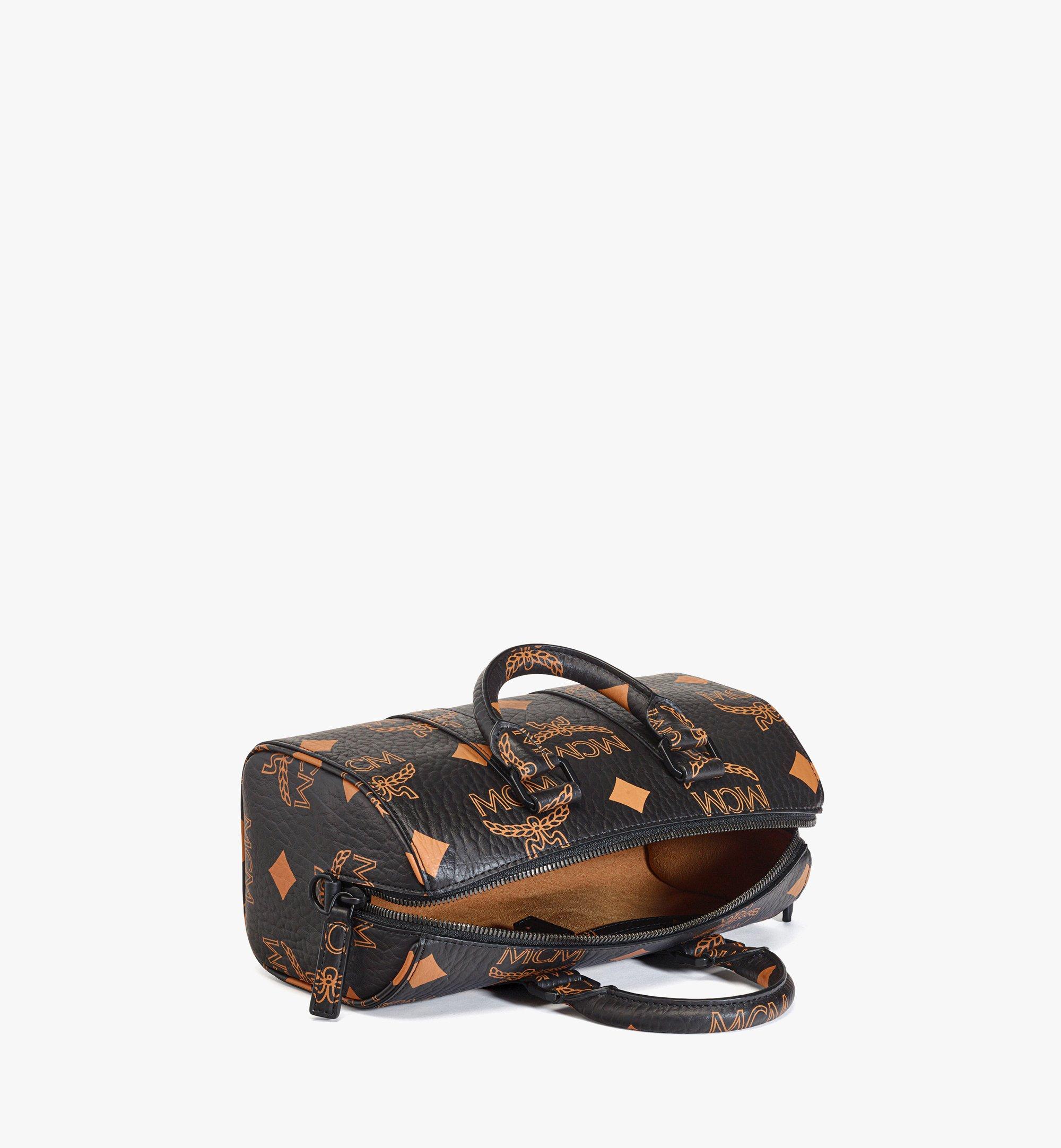 Mcm Papillon Monogram Visetos Bicolor Barrel Cyllinder Boston