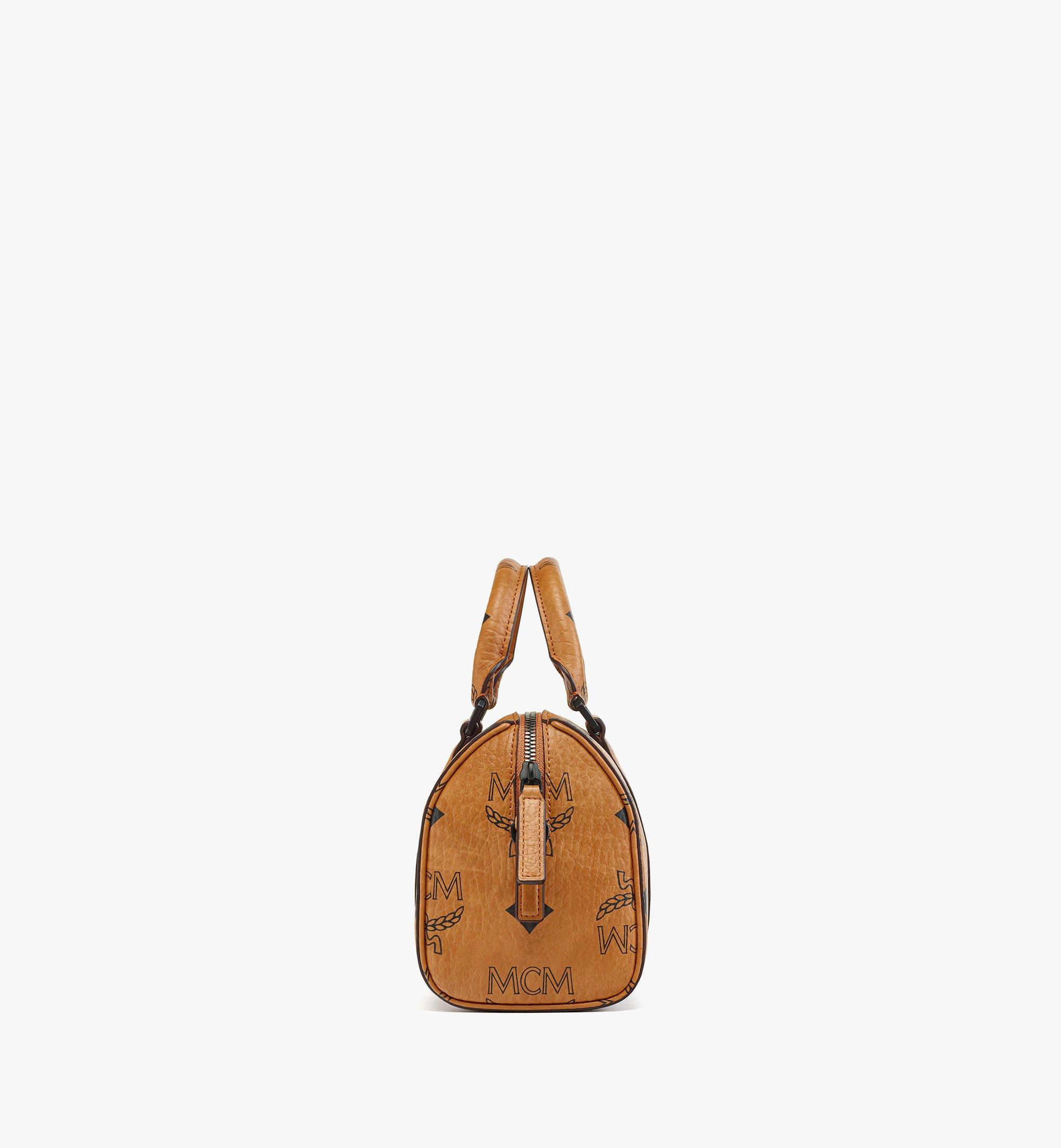 Mcm Visetos Boston Bag