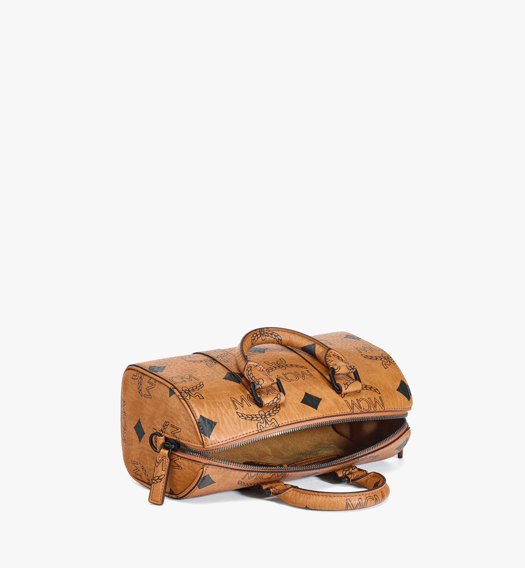 Small Boston Bag in Visetos Original Cognac