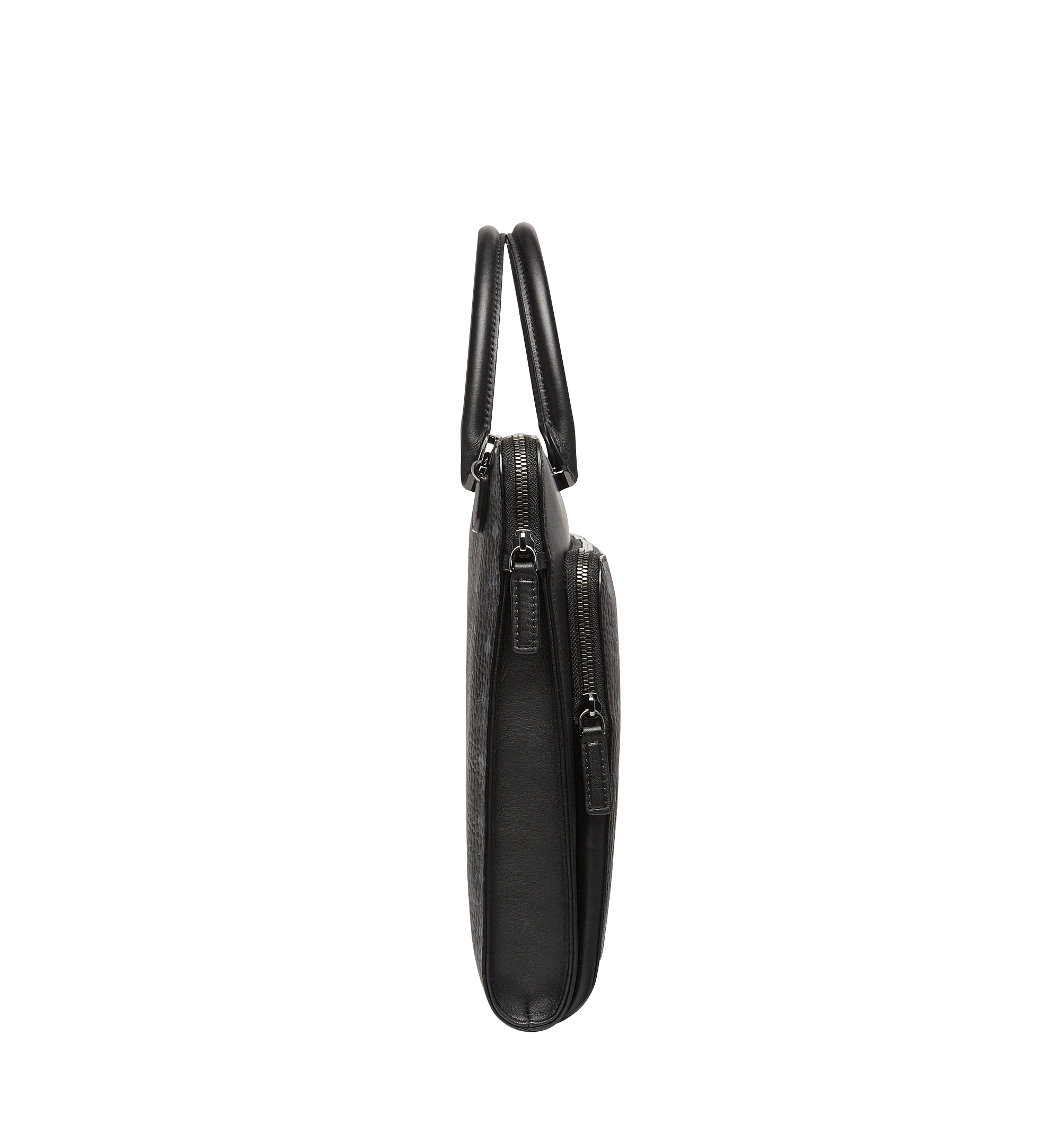 MCM Ottomar Briefcase in Visetos Black MMF7AOT23BK001 Alternate View 2