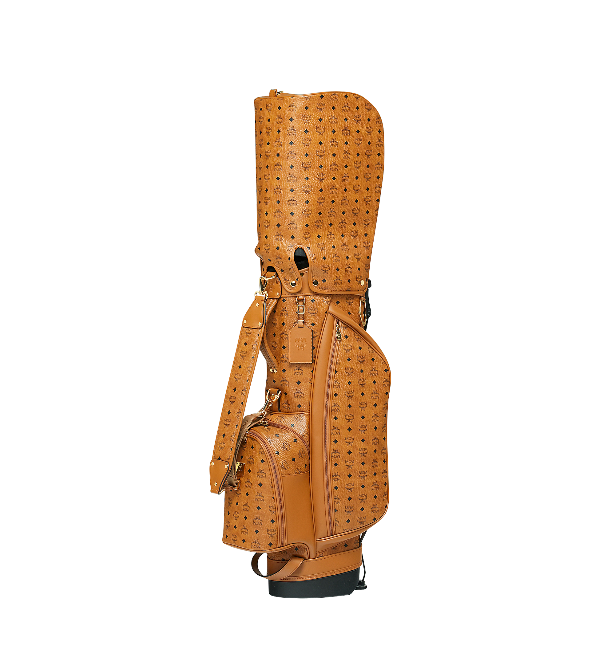 One Size Golf Bag in Visetos Cognac MCM ®US