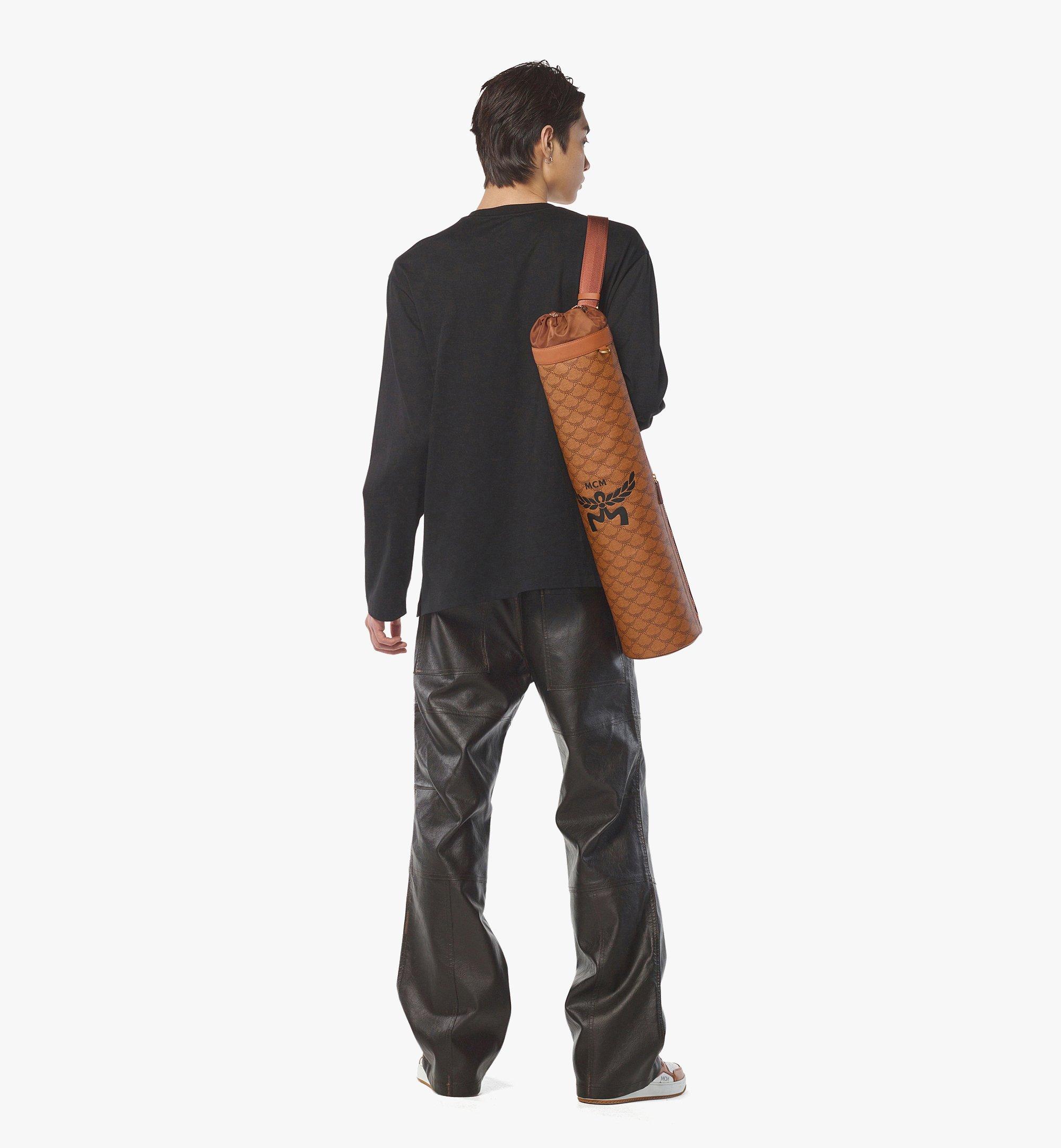 MCM Ottomar Yoga Mat Holder in Lauretos Cognac MMGEATT02CO001 Alternate View 6
