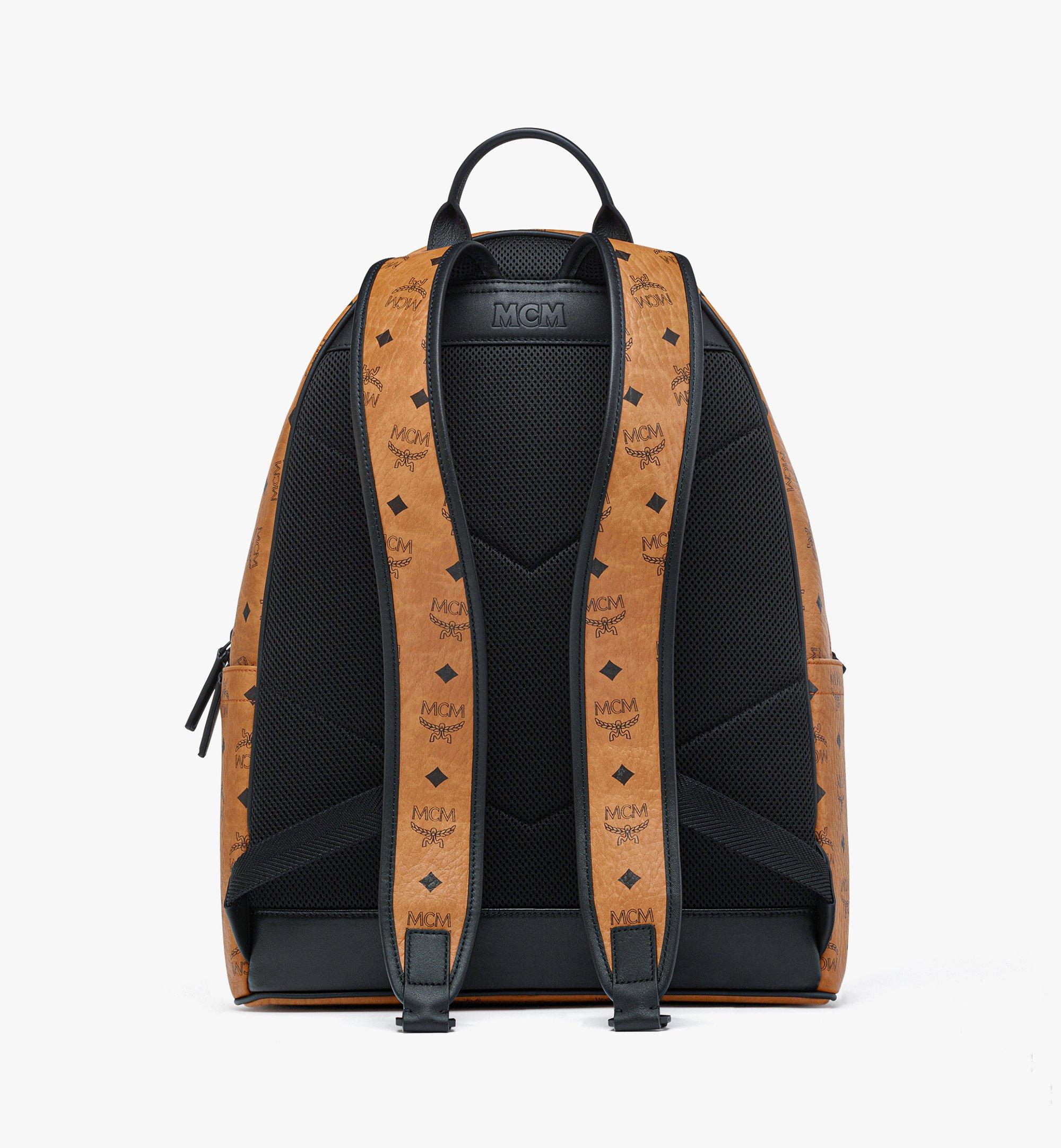 Medium Stark Tennis Backpack in Mega Laurel Visetos Cognac | MCM ®US