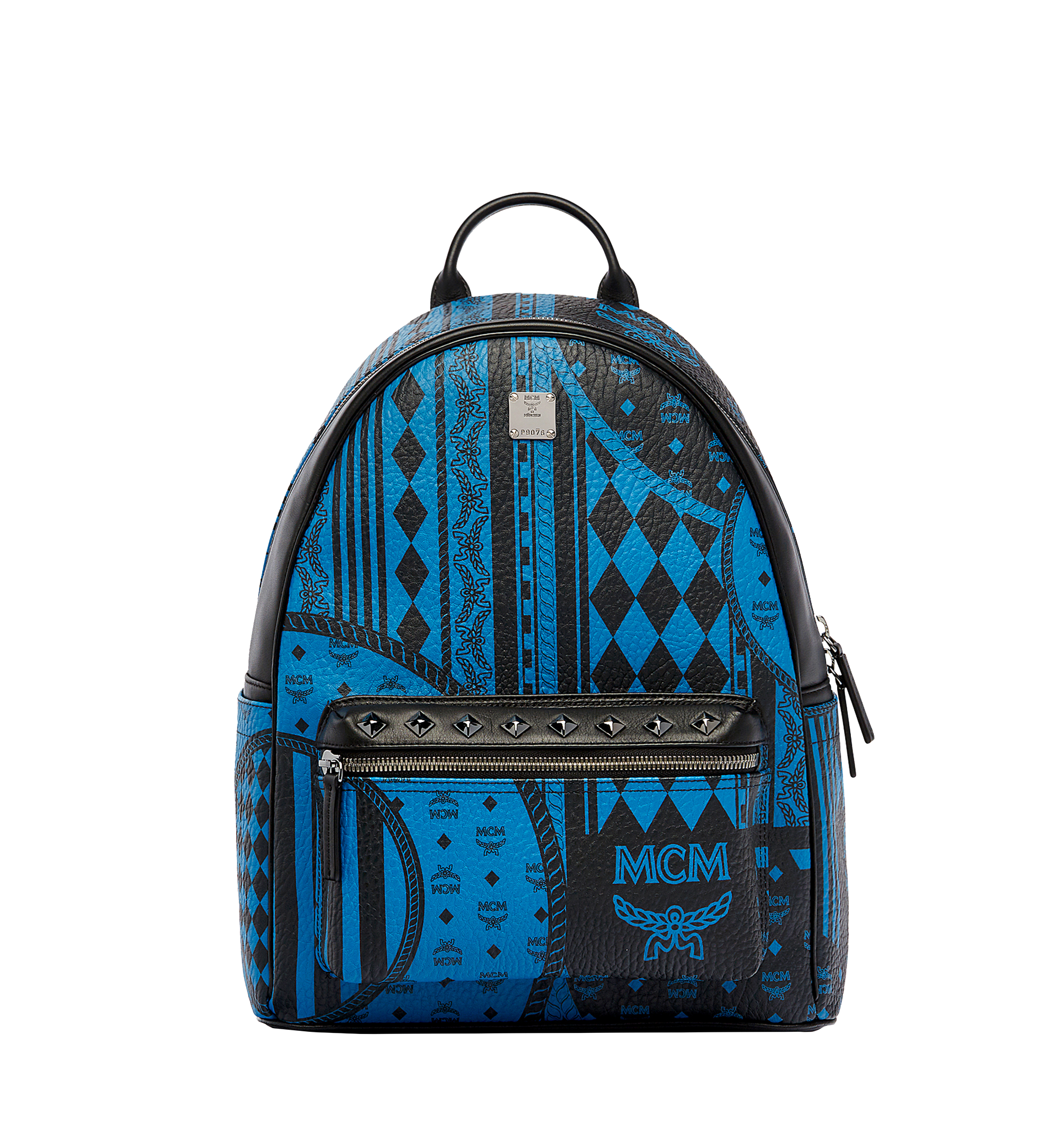 Royal blue mcm outlet backpack