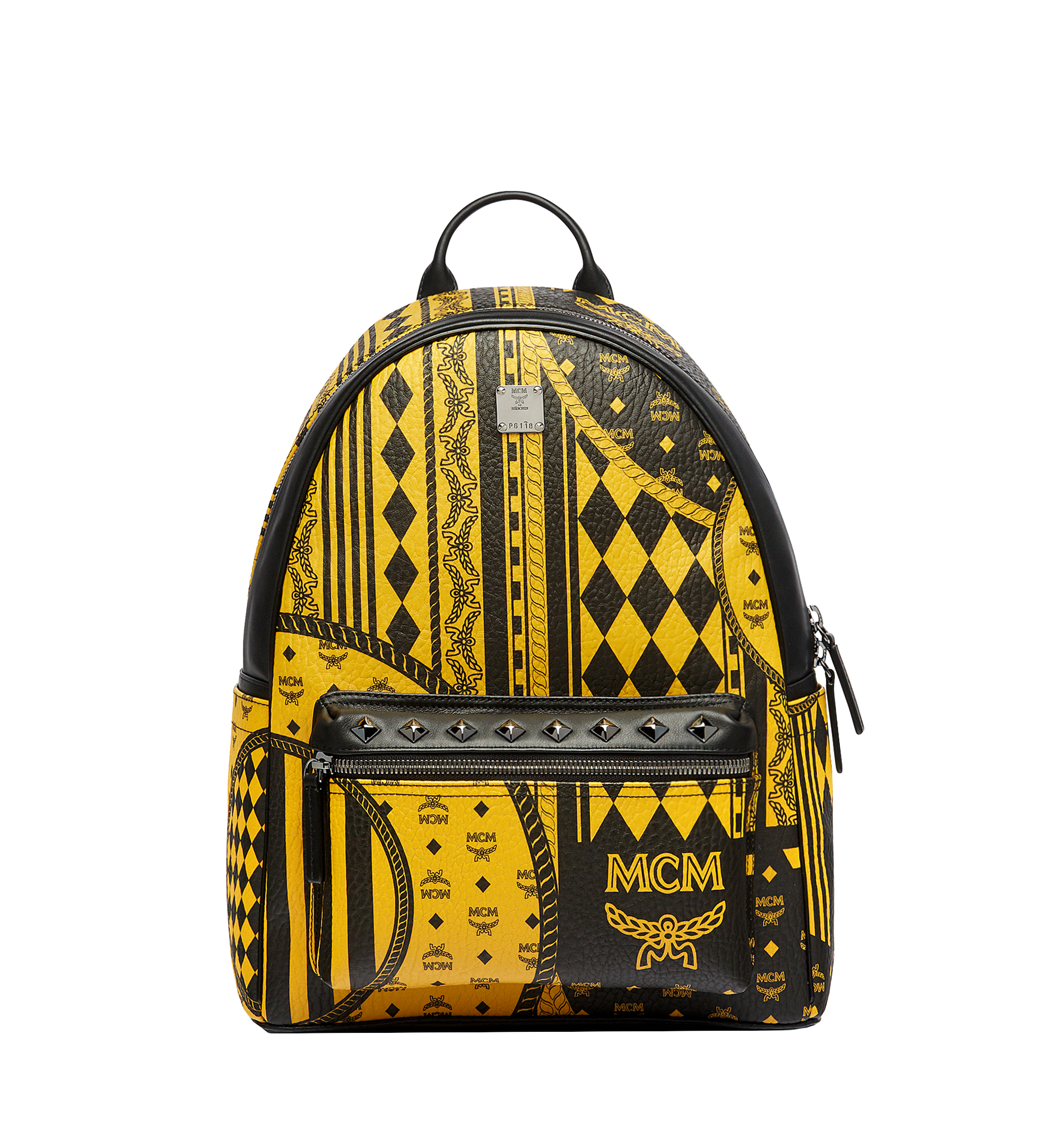 Yellow store mcm bag