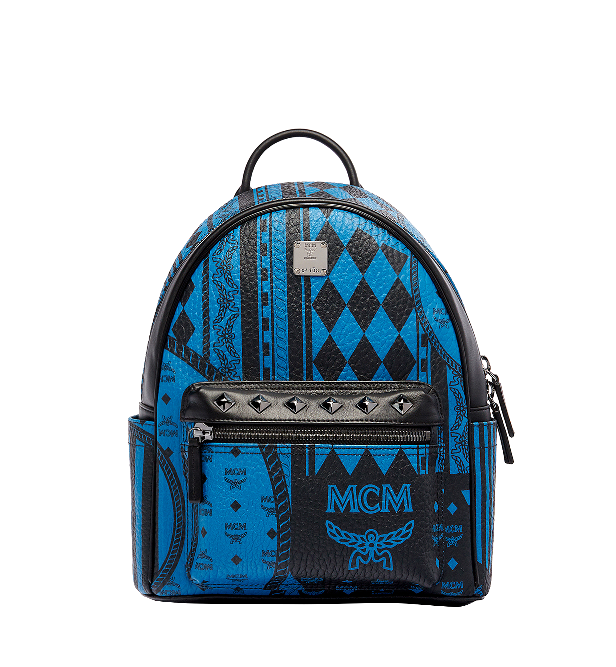 MCM Stark Baroque Print Rucksack in Visetos BLUE MMK6AVE59LC001 Noch mehr sehen 1