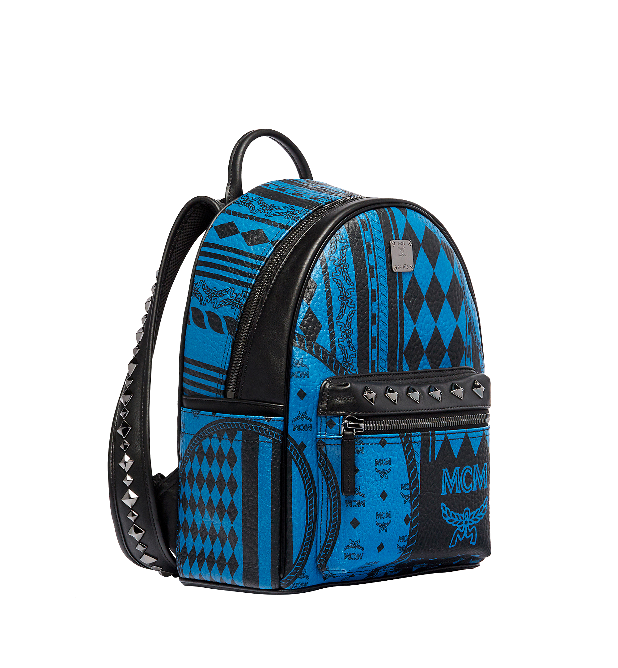 MCM Stark Baroque Print Rucksack in Visetos BLUE MMK6AVE59LC001 Noch mehr sehen 1