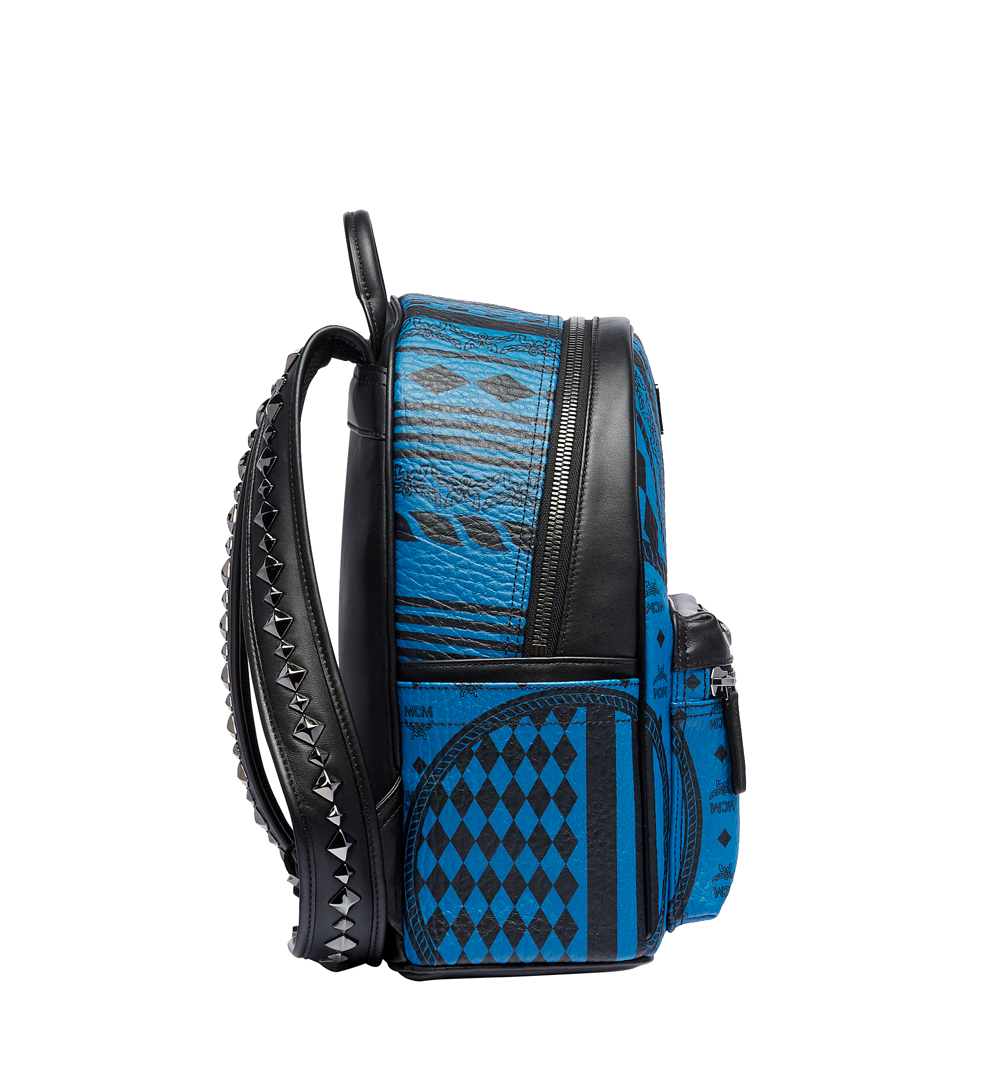 MCM Stark Baroque Print Rucksack in Visetos BLUE MMK6AVE59LC001 Noch mehr sehen 2
