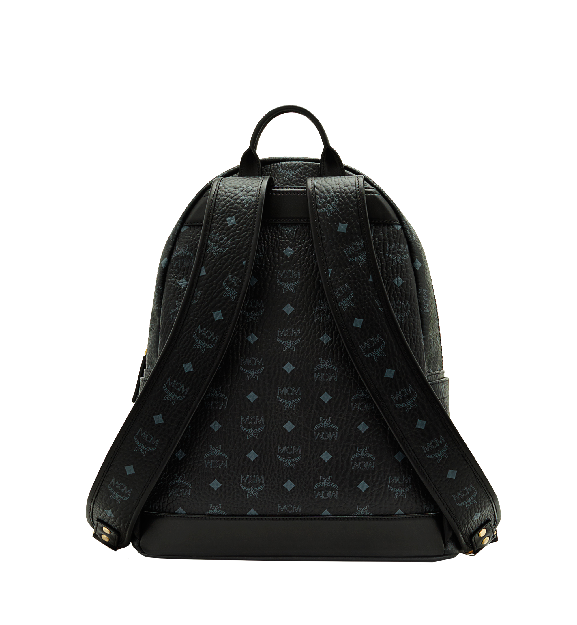 Medium Stark M Studs Backpack In Visetos Black | MCM ®TW
