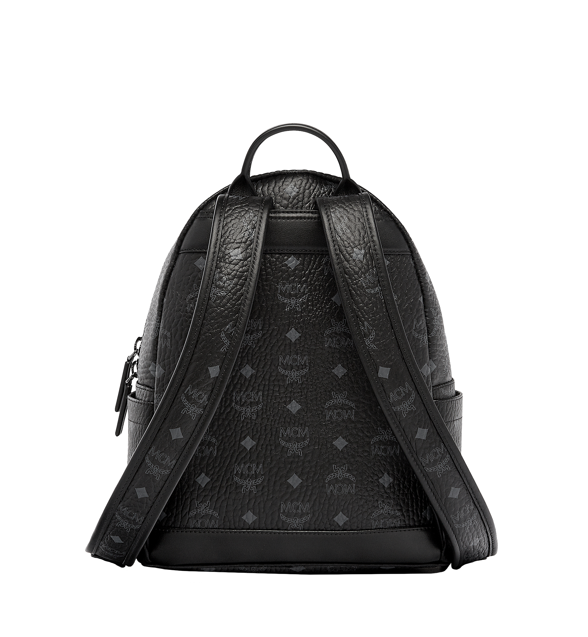 MCM Stark Classic Backpack in Visetos Black MMK6SVE26BK001 Alternate View 3