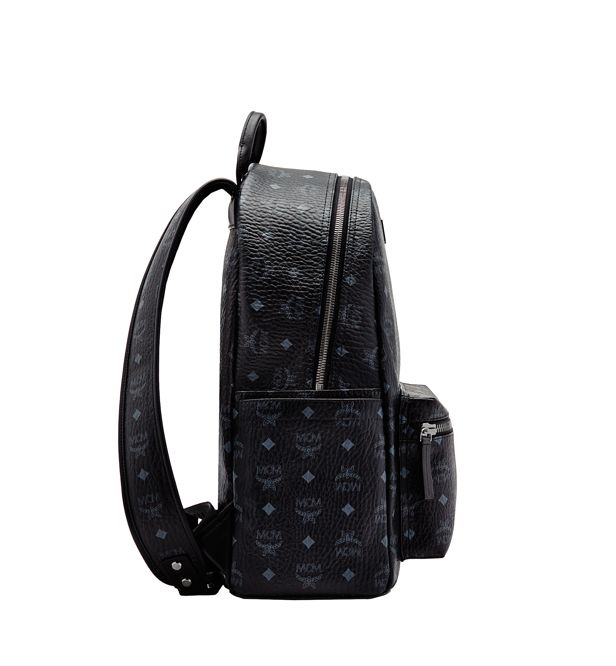 Cloth backpack MCM Black in Cloth - 21108021