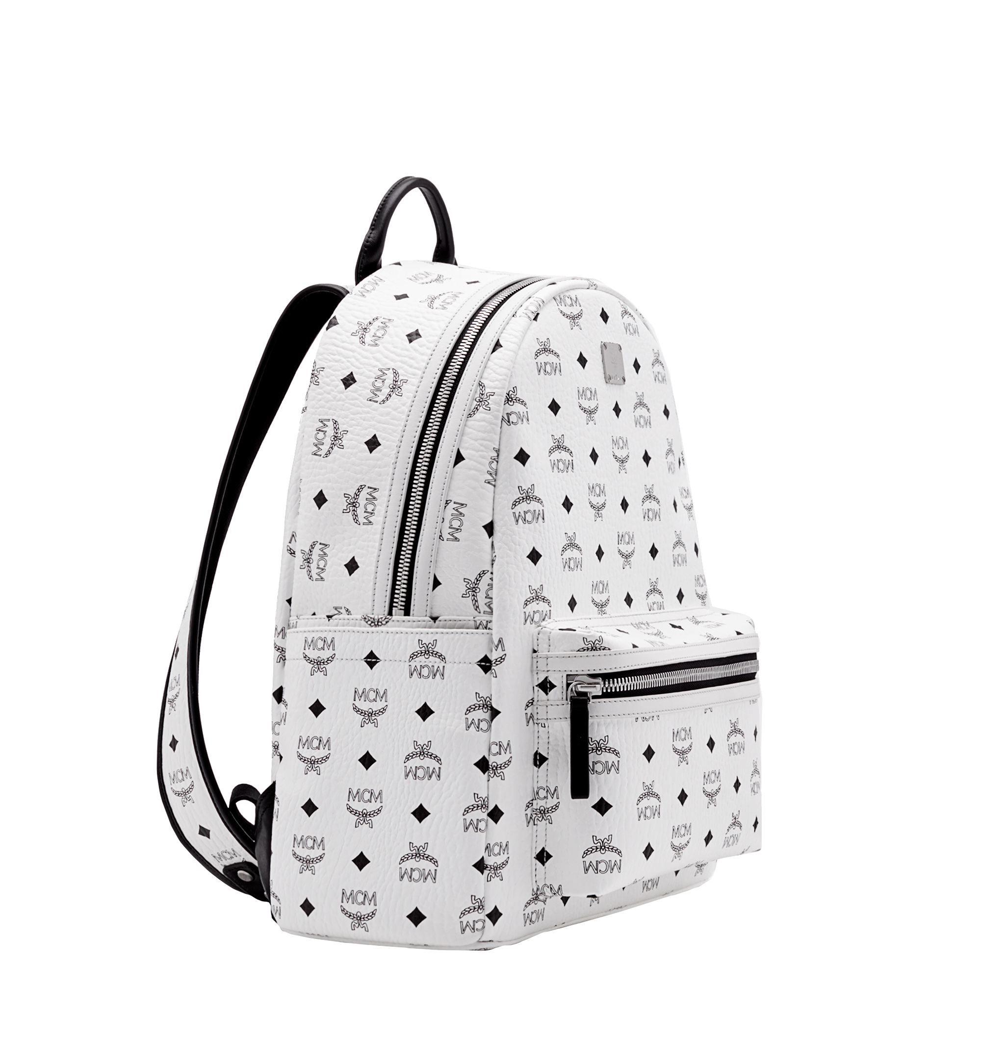 white mcm bag