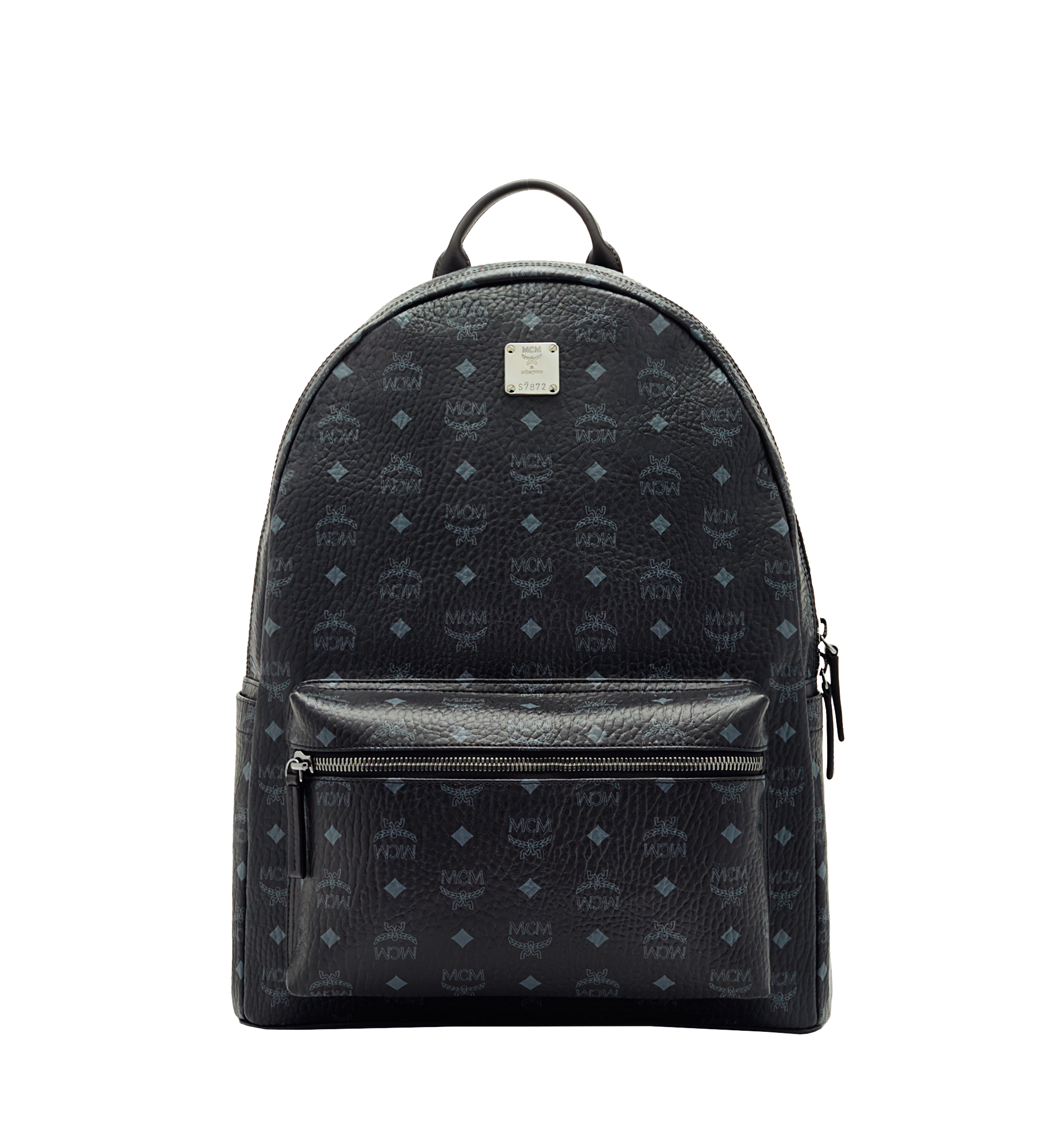 MCM Stark Classic Backpack in Visetos Black MMK6SVE29BK001 Alternate View 1