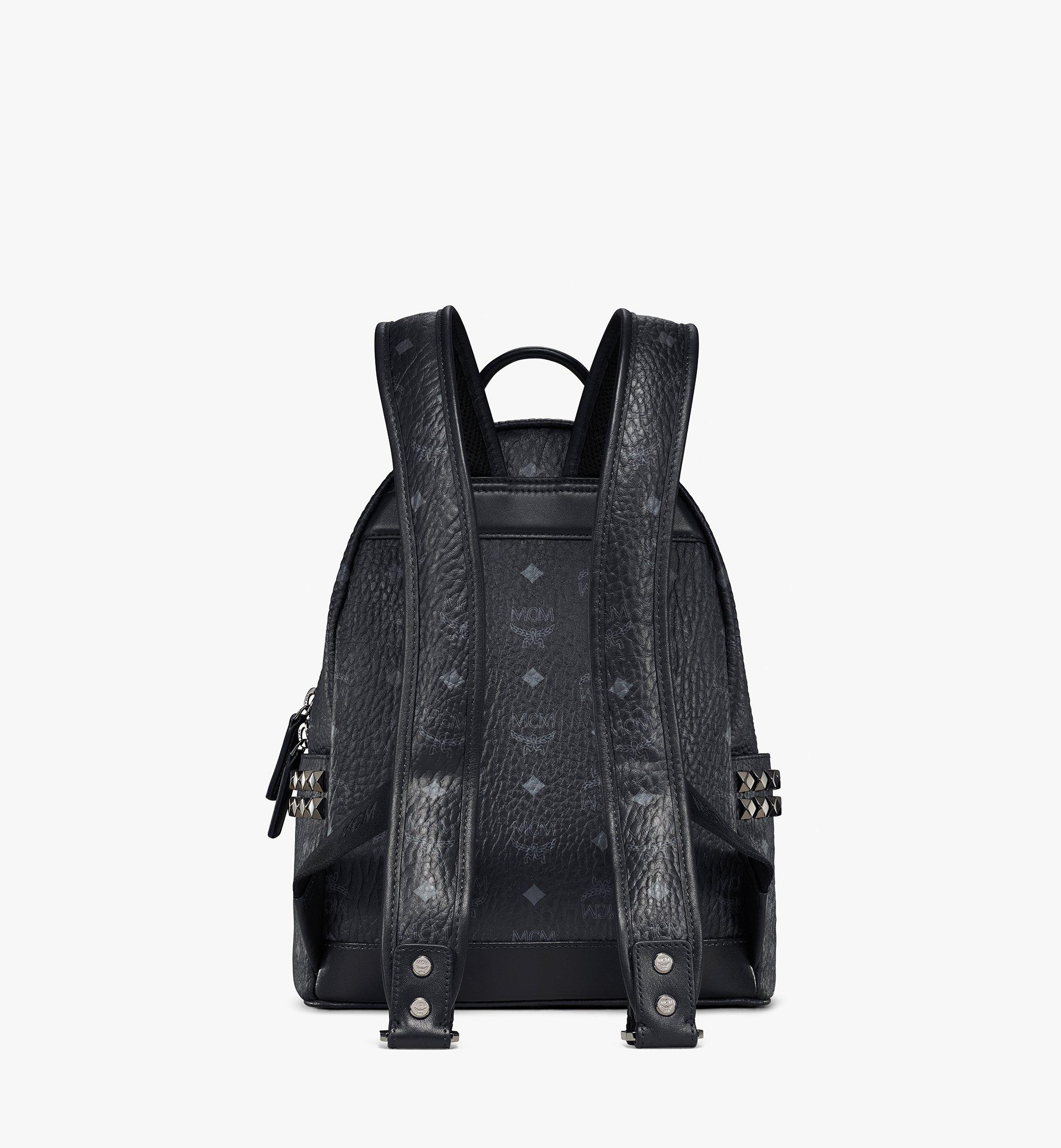 Mcm backpack black with studs sale