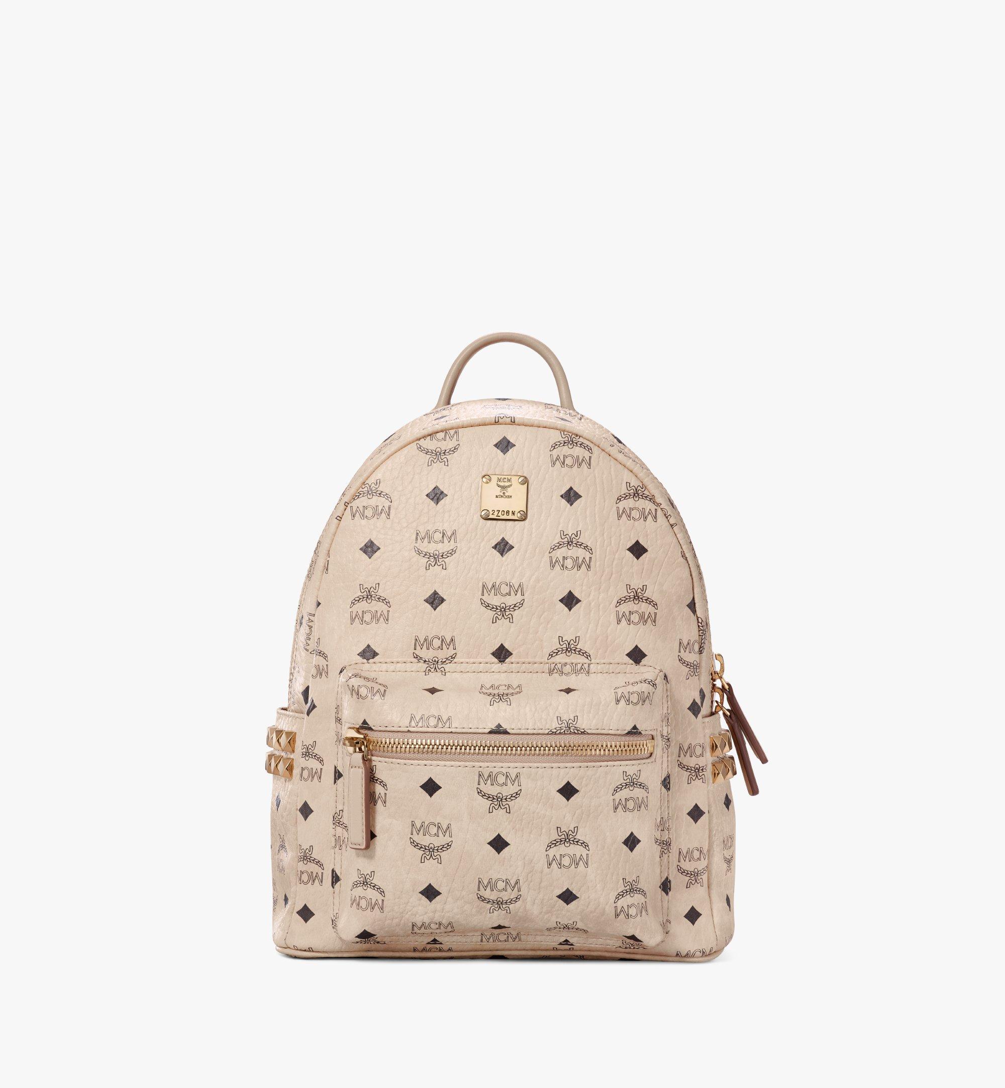 beige backpack