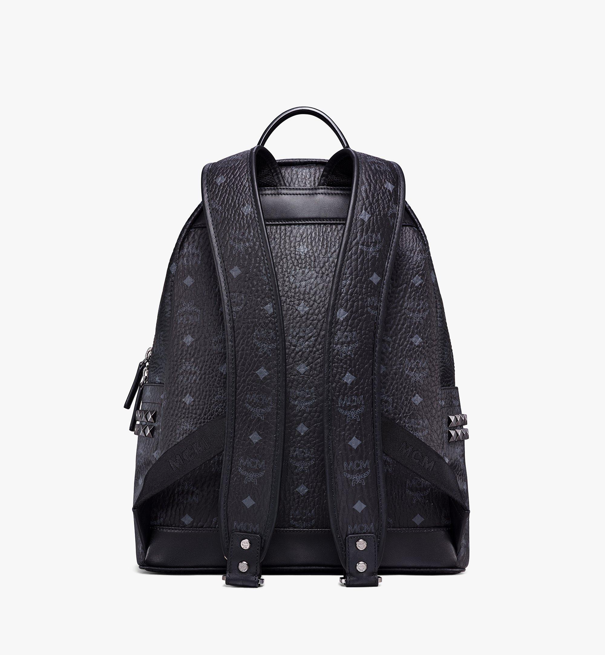 MCM Stark Side Stud Backpack - Small - Black