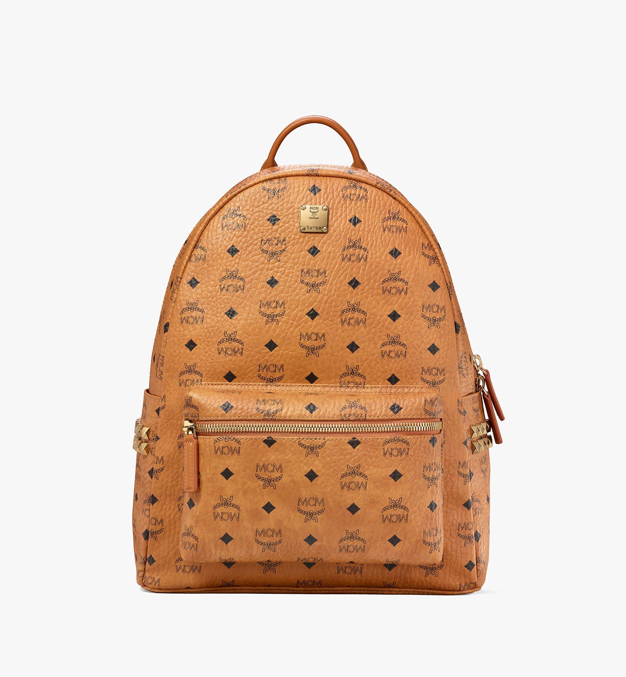 MCM Stark Side Stud Small Backpack