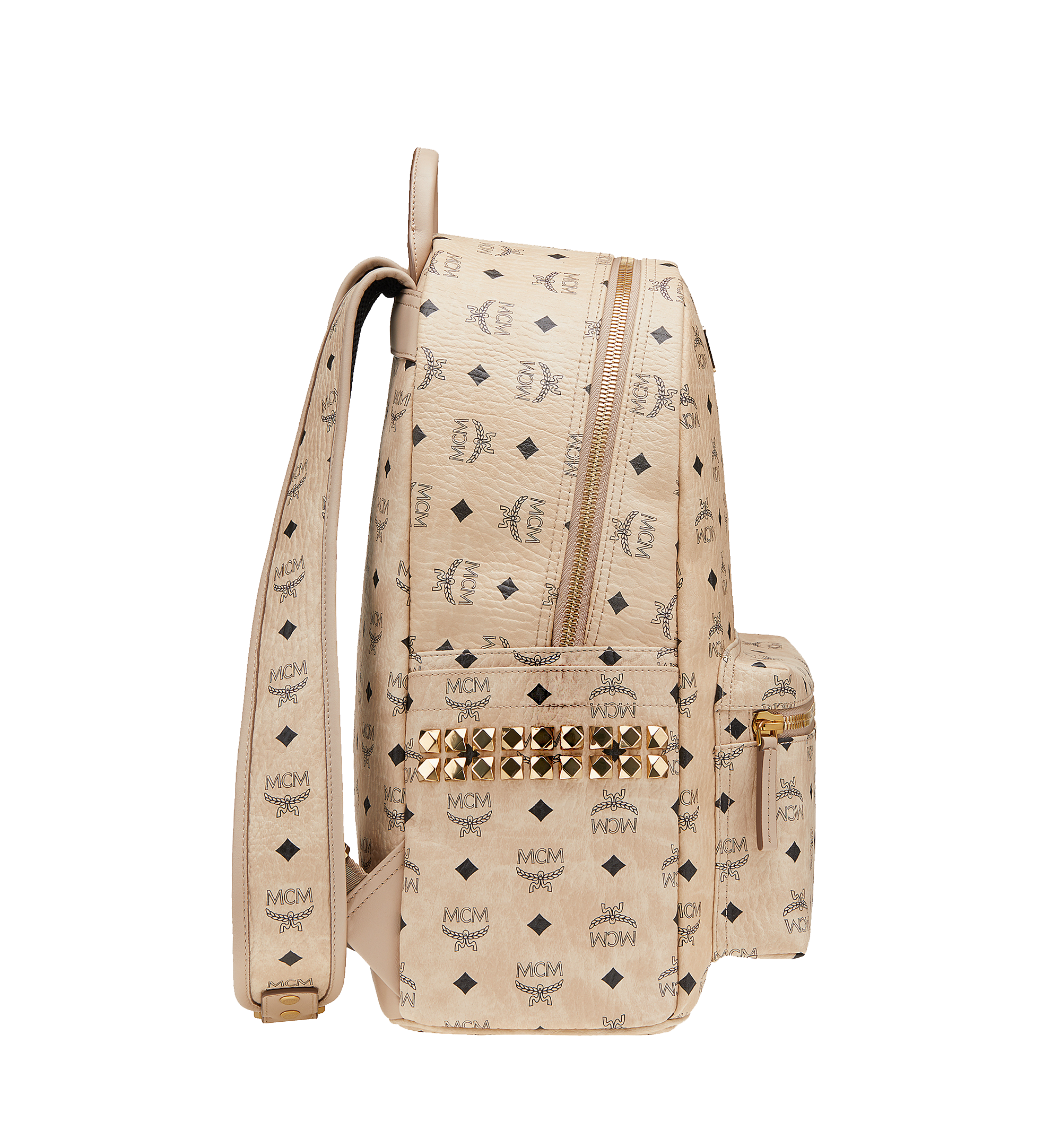 stark side studs backpack in visetos