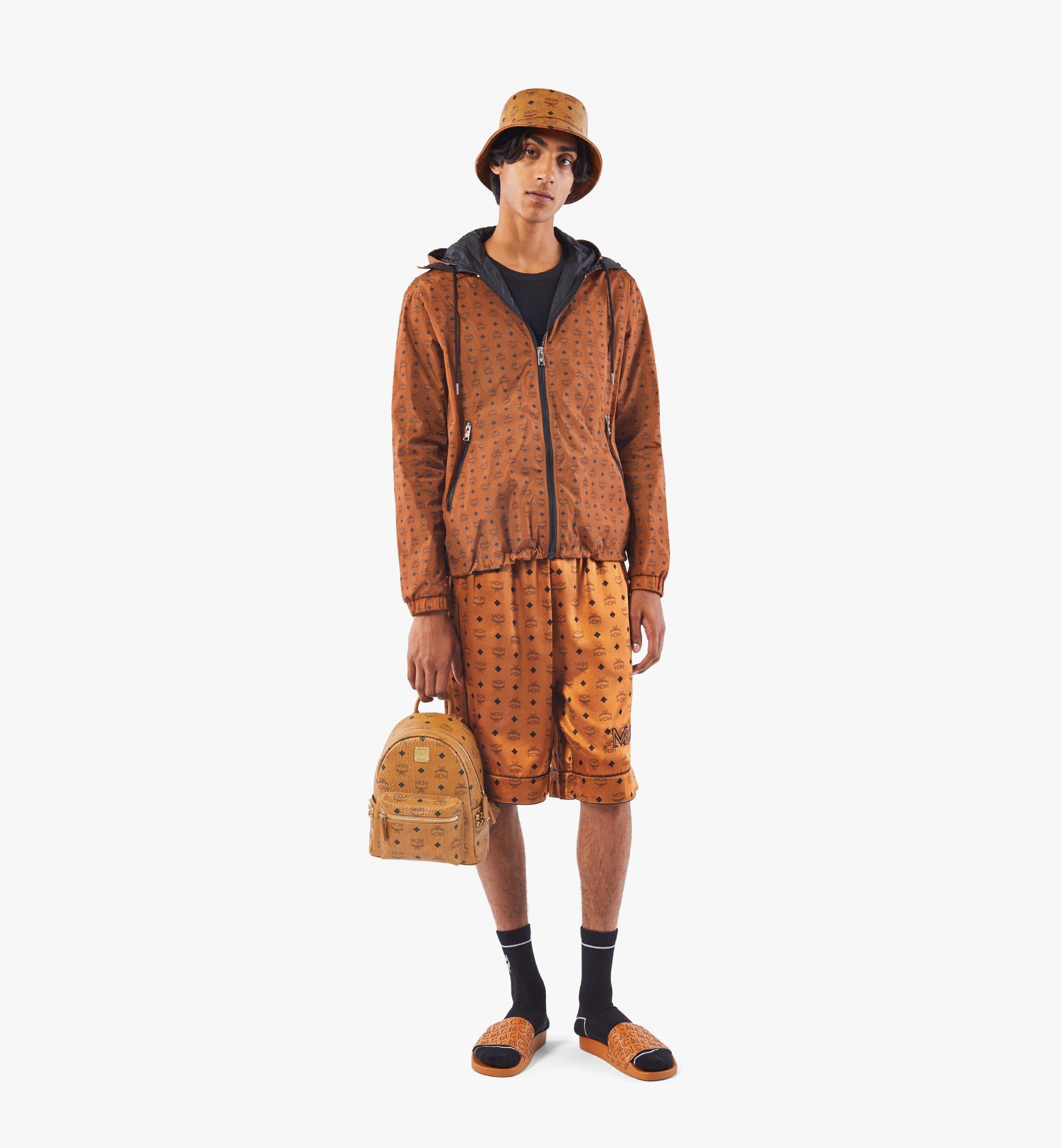 MCM Stark Rucksack in Visetos mit seitlichen Nieten Cognac MMK6SVE41CO001 Noch mehr sehen 4