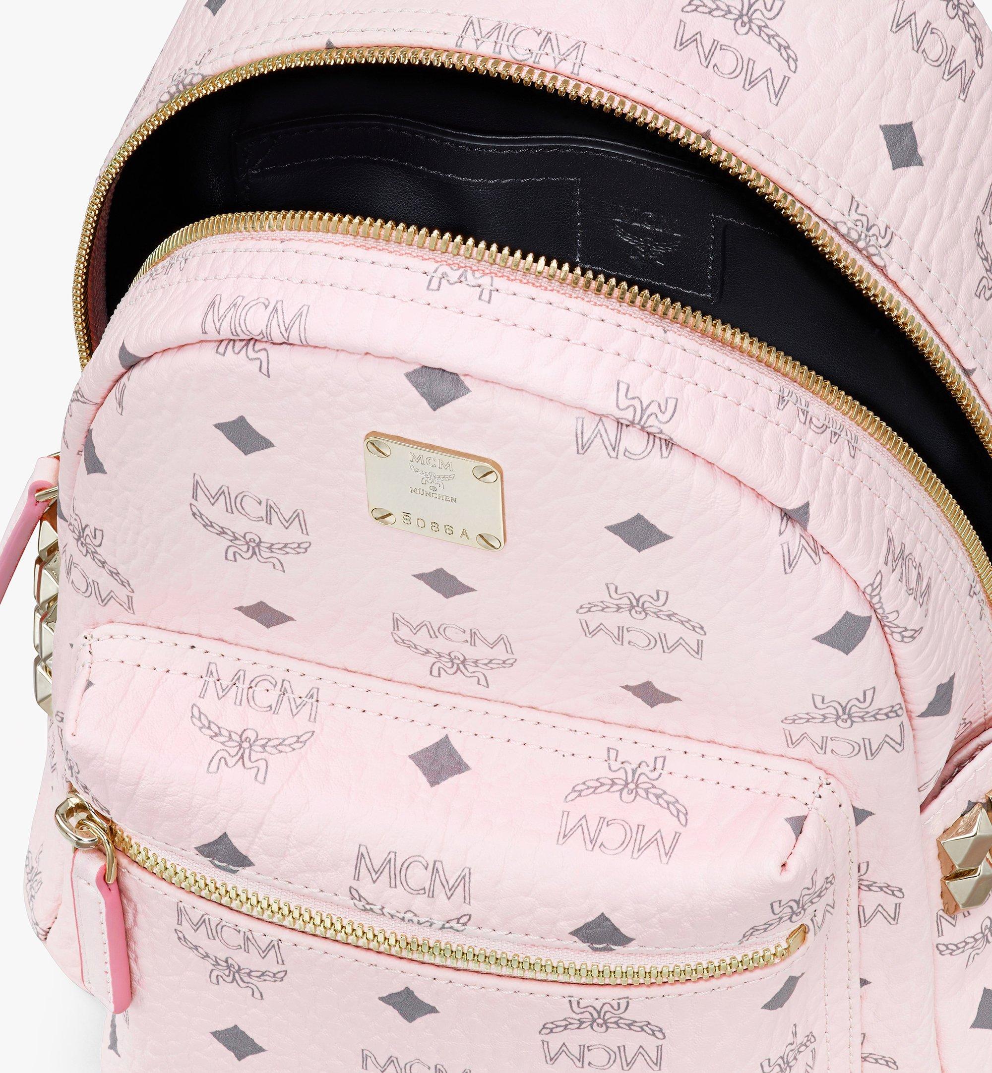 Mcm pink backpack mini online