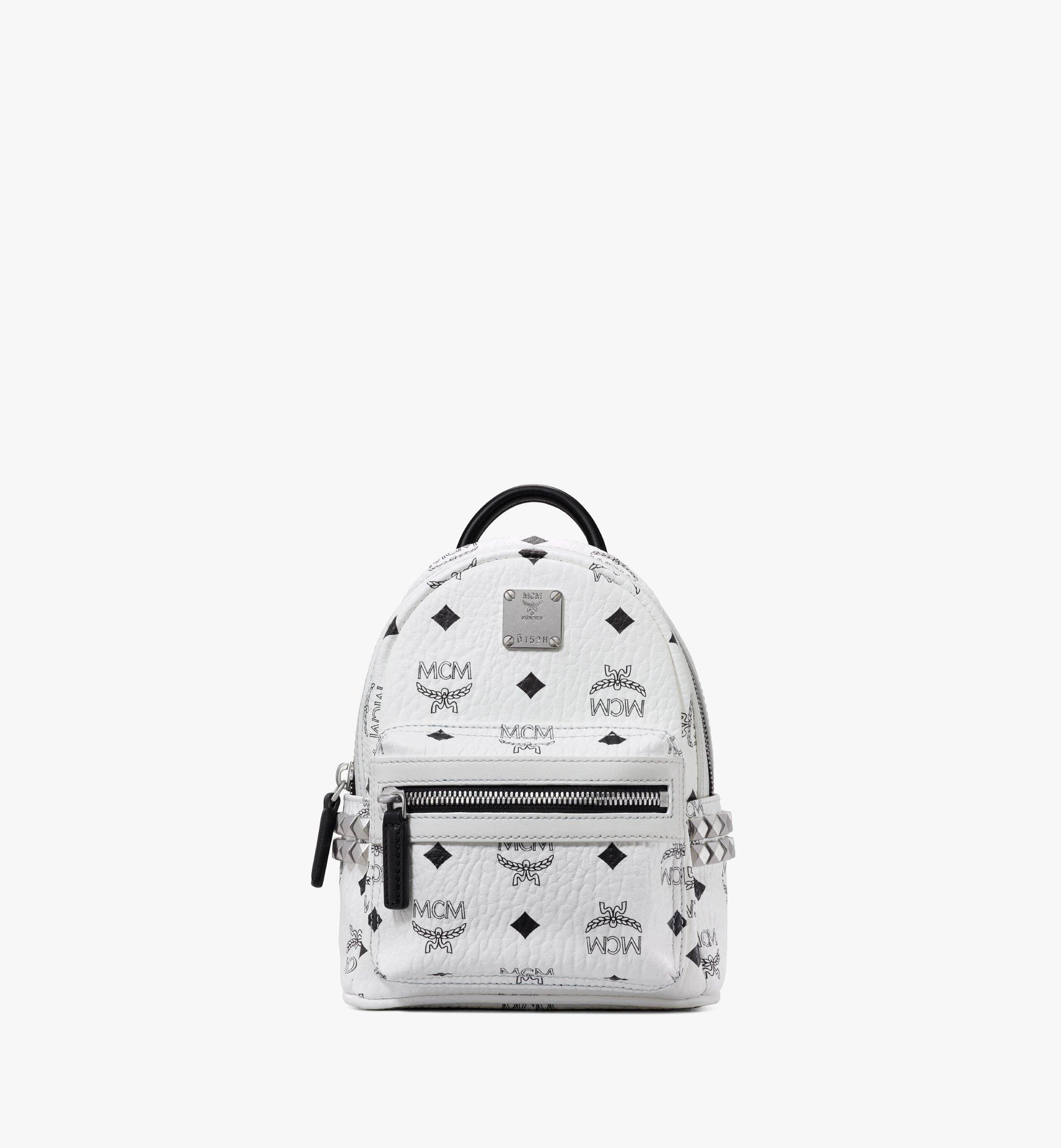 X-Mini Stark Bebe Boo Backpack in Visetos White