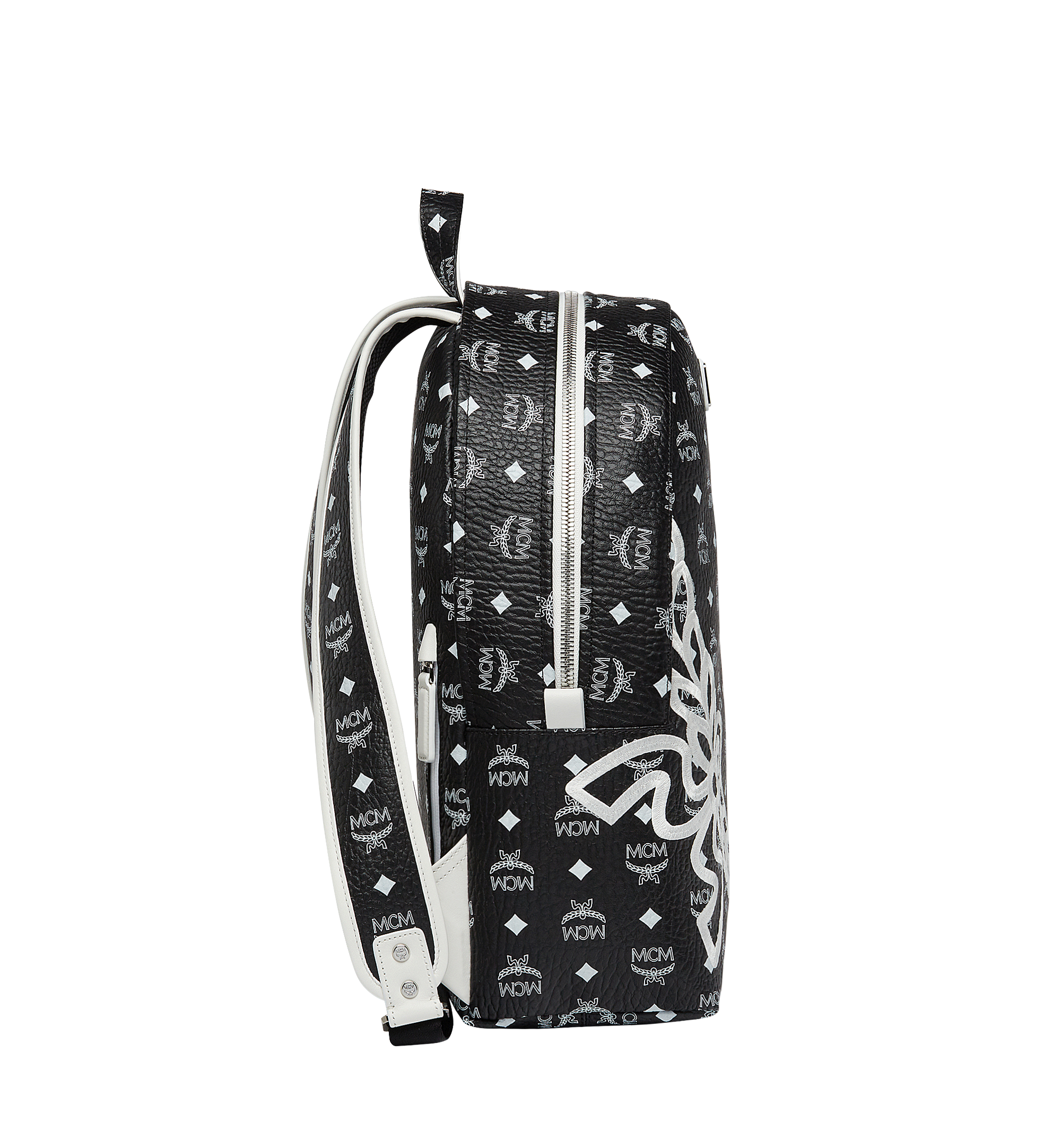 MCM Dietrich Laurel Backpack in Visetos Black MMK8SDI05BV001 Noch mehr sehen 2